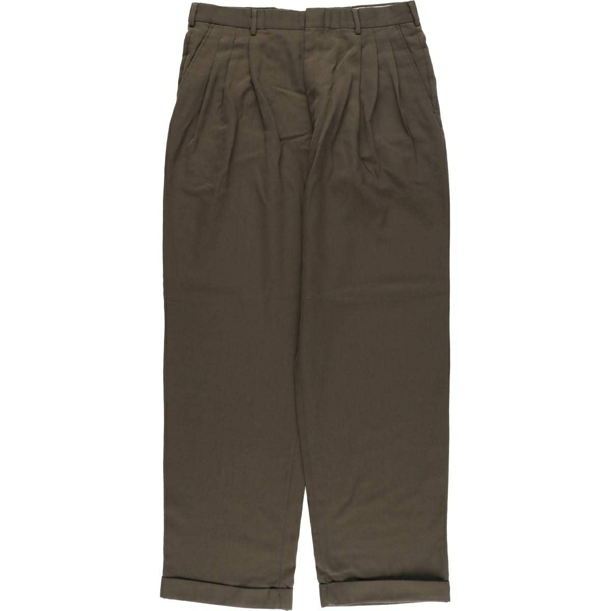 古着 80～90年代 CITY STREETS スリータック スラックスパンツ メンズ