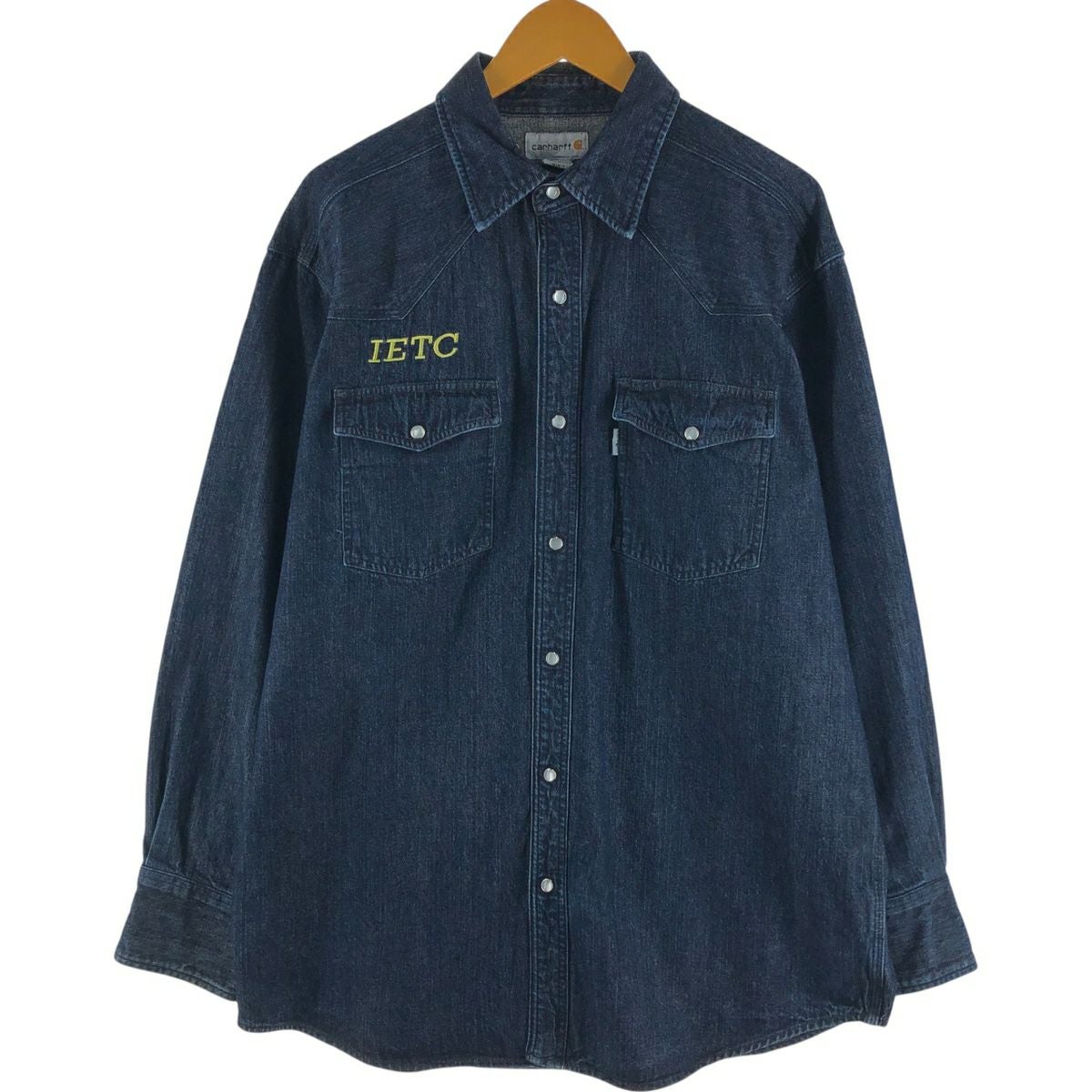 古着 カーハート Carhartt 長袖 デニムシャツ メンズXXL相当