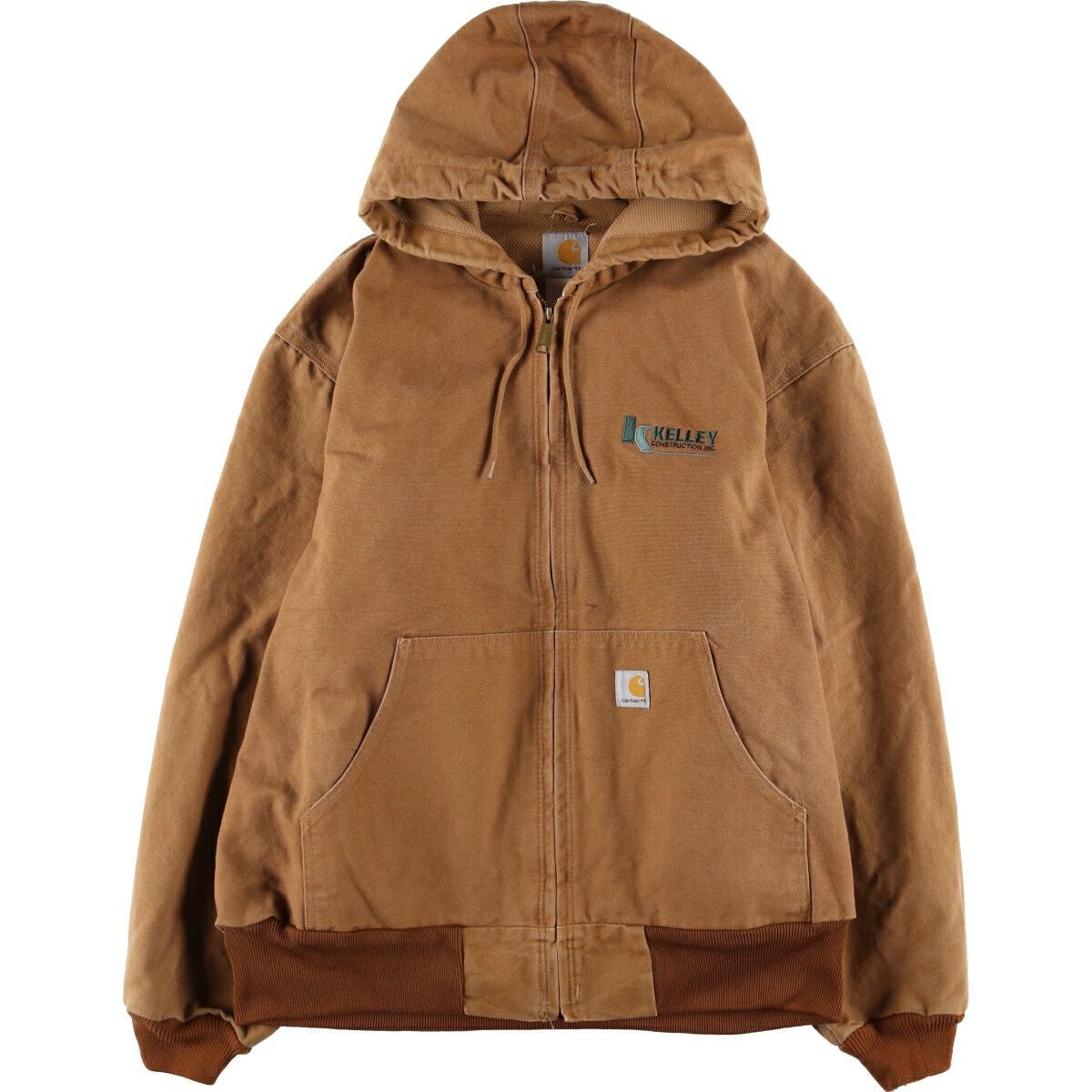 古着 カーハート Carhartt アクティブジャケット ダックフルジップ