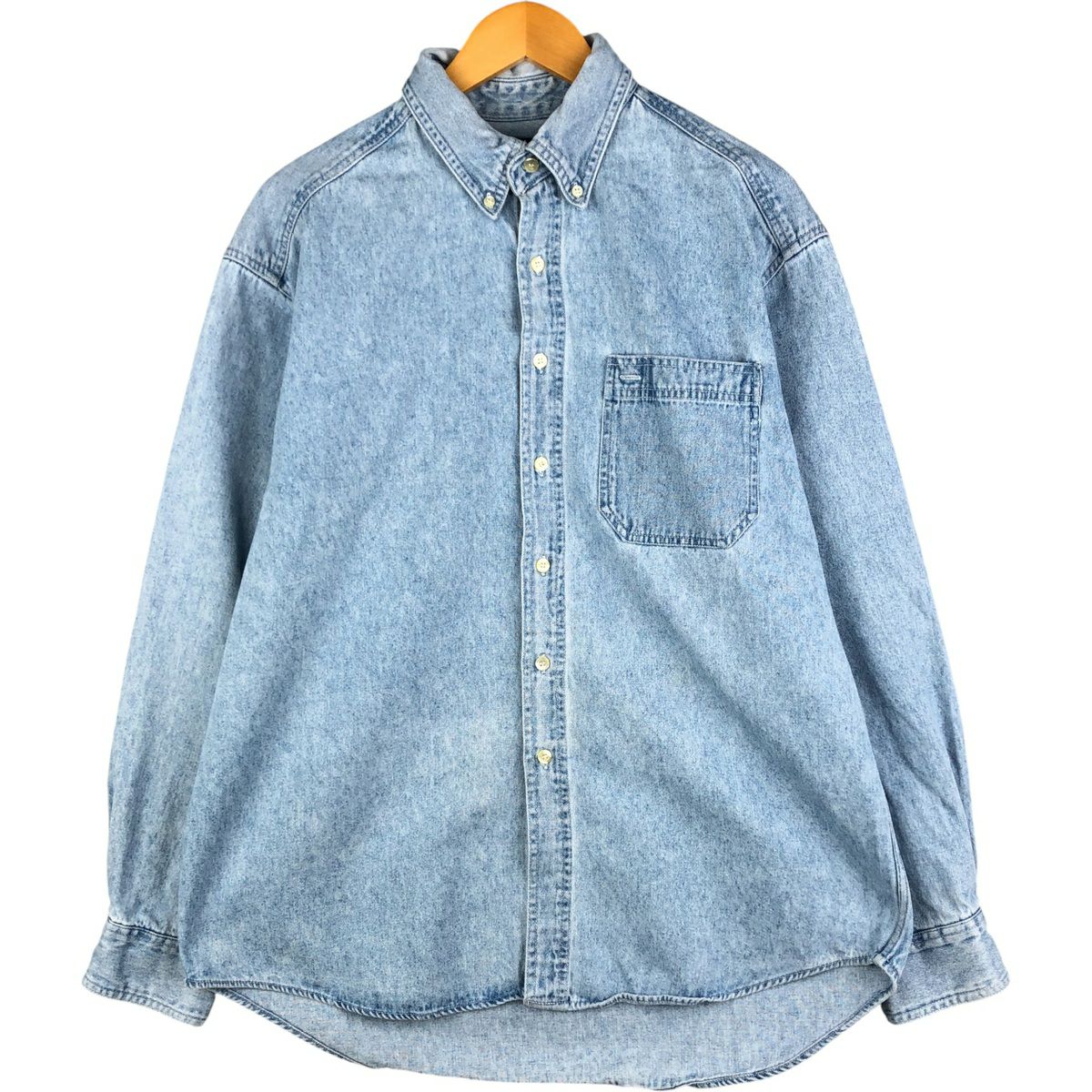 古着 90年代 ギャップ GAP オールドギャップ 長袖 ポロシャツ メンズM