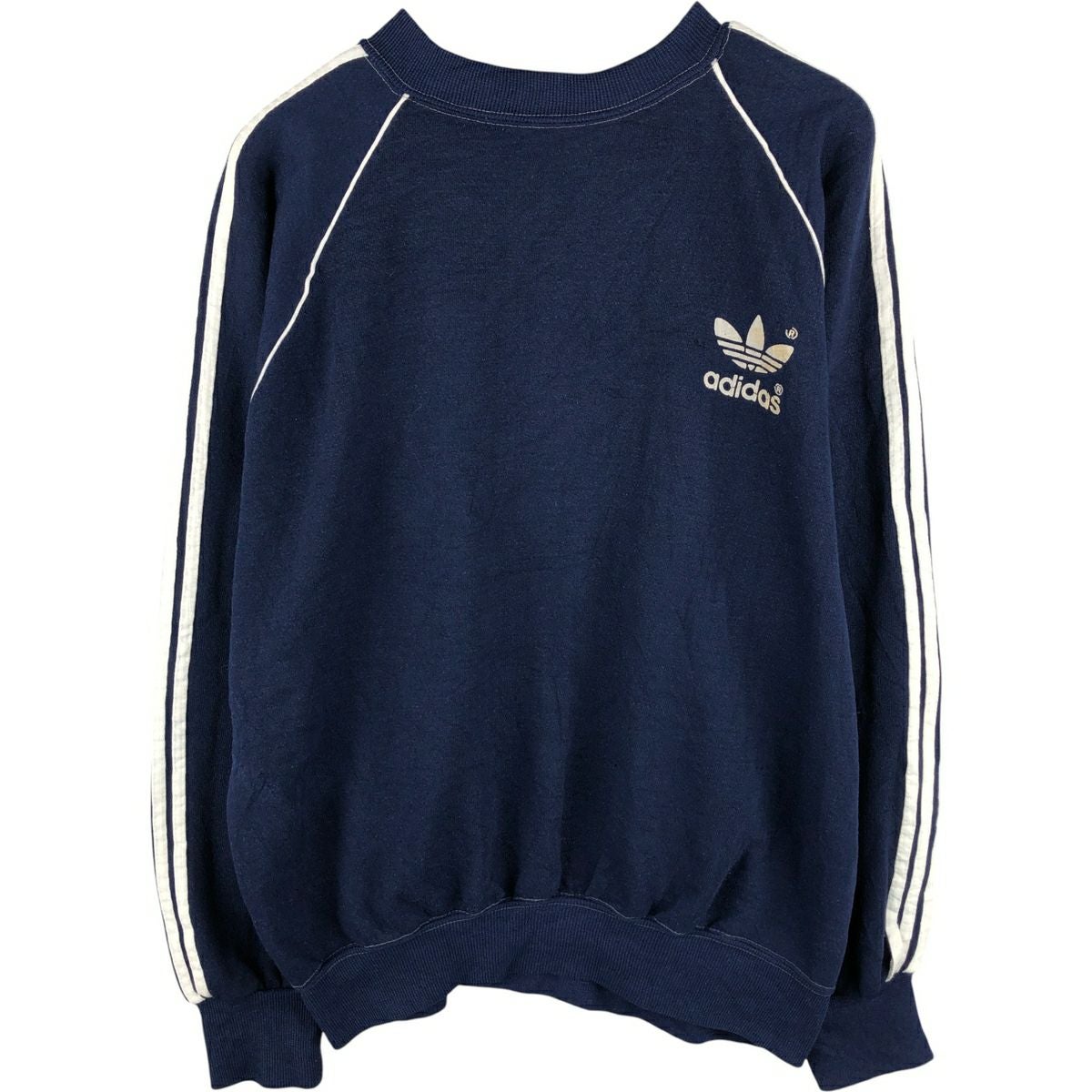 古着 80年代 アディダス adidas トレフォイルロゴ ラグラン ロゴ