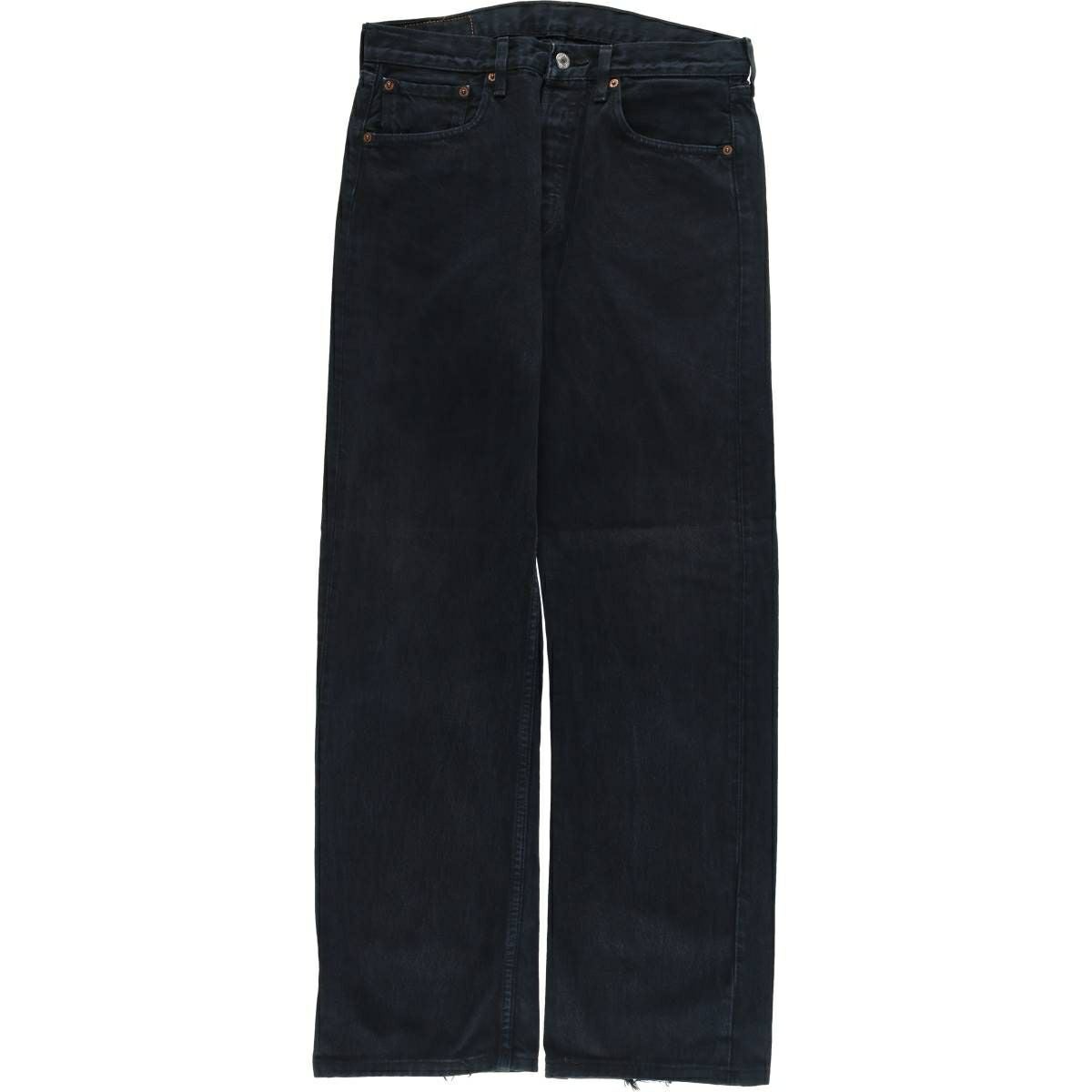 【限定品】濃紺 リーバイス501 プリントデニムパンツ 総柄 W36 08年 古着 濃紺 リーバイス Levis リーバイス501 ユーロモデル ストレート