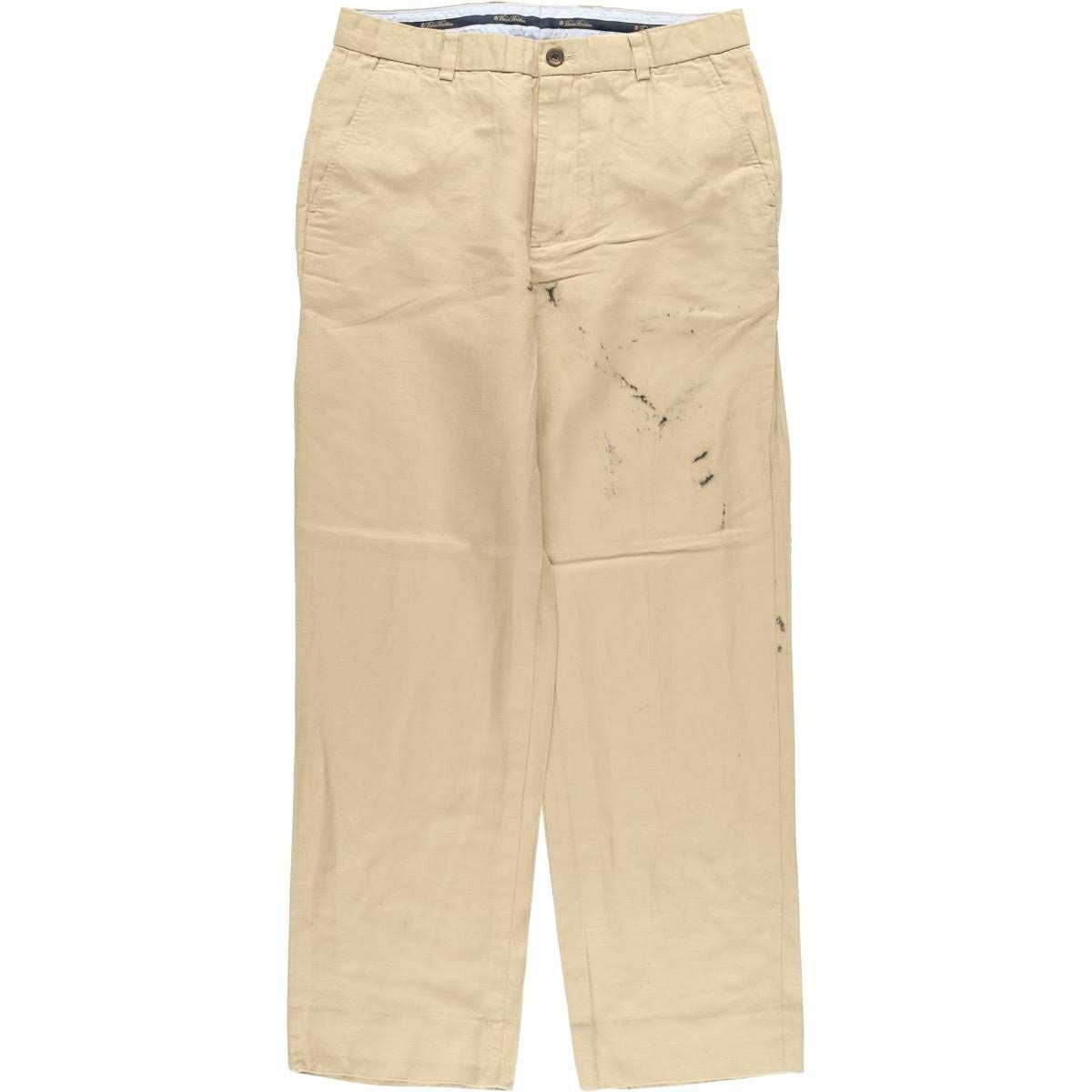 古着 ブルックスブラザーズ Brooks Brothers IRISH LINEN ツータック