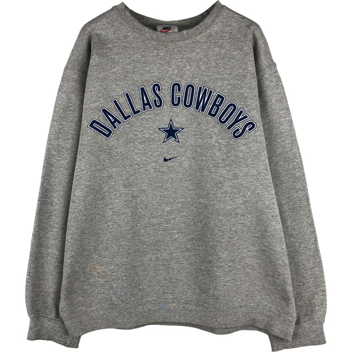 Dallas cowboys NFL ダラスカウボーイズ スウェットS 古着 90年代 FRONT ROW NFL DALLAS COWBOYS ダラスカウボーイズ ロゴ