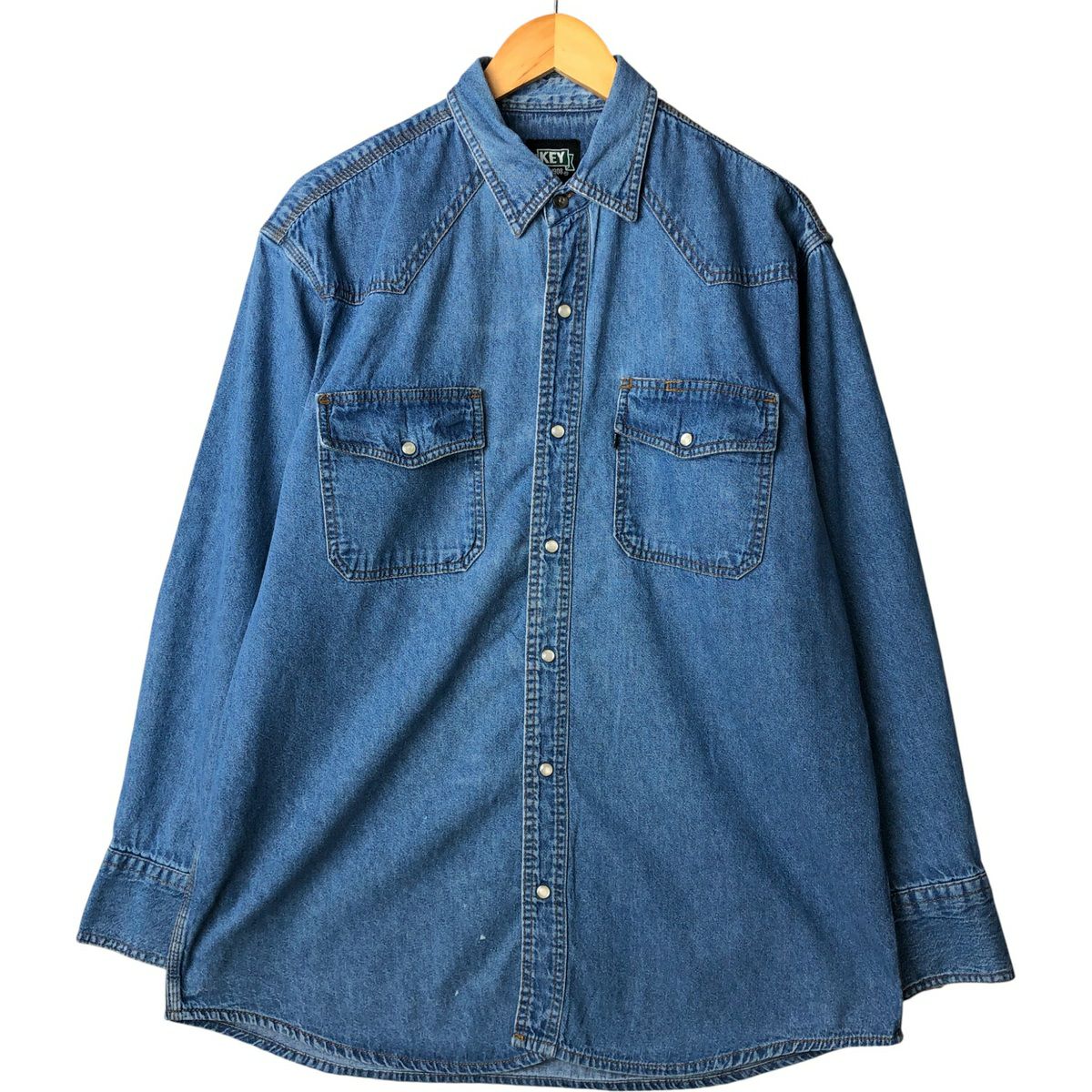 古着 LOUNARC CALIFORNIA オープンカラー ウエスタン シャツジャケット