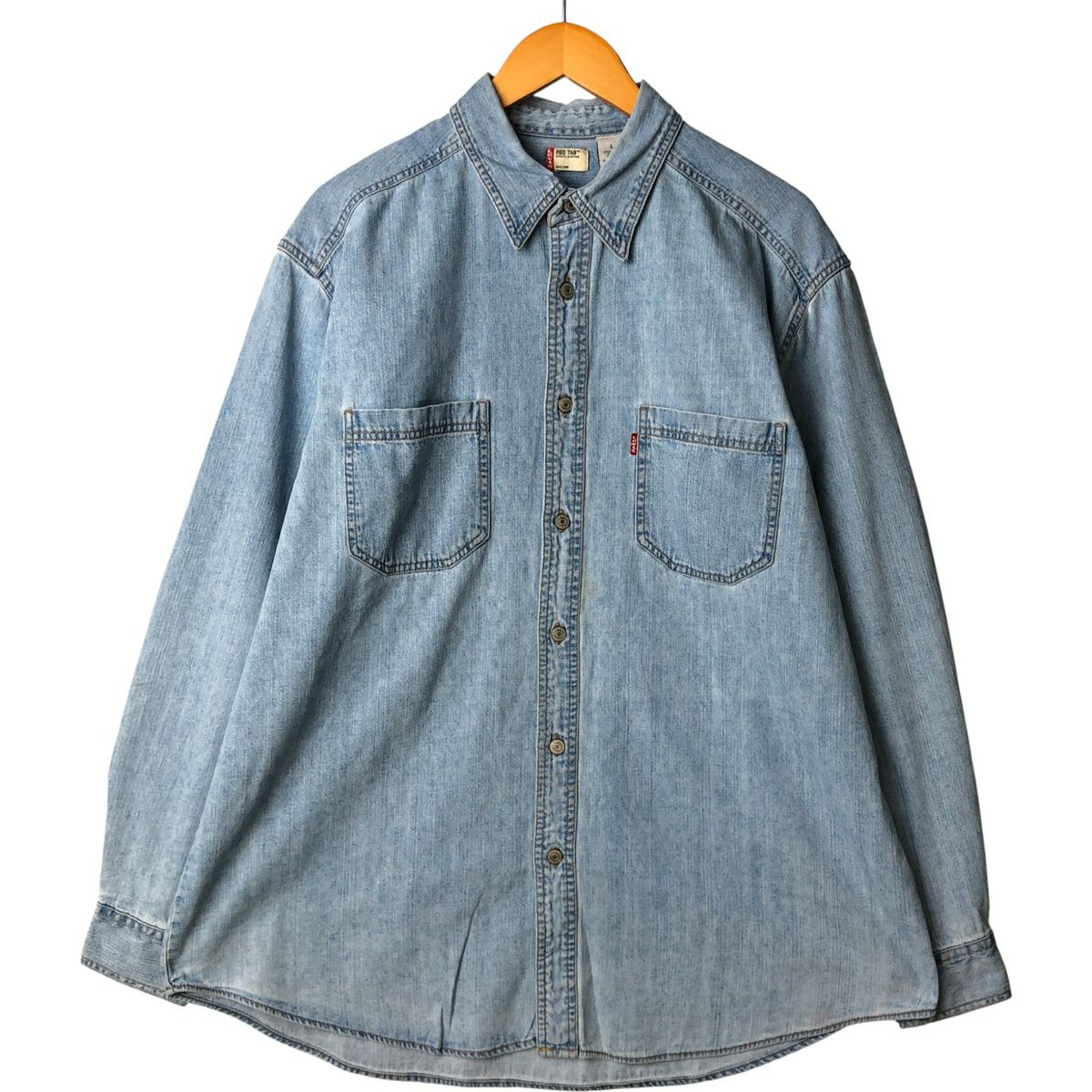 古着 リーバイス Levis RED TAB 長袖 デニムシャツ メンズL相当