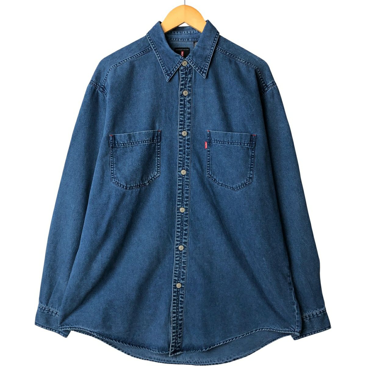 古着 リーバイス Levis 長袖 デニムシャツ メンズL相当 /eaa590943