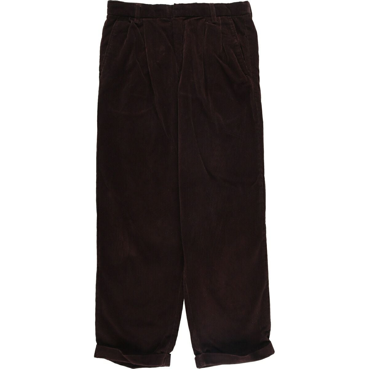 古着 ドッカーズ DOCKERS KHAKIS ツータック コットン×リネンショーツ