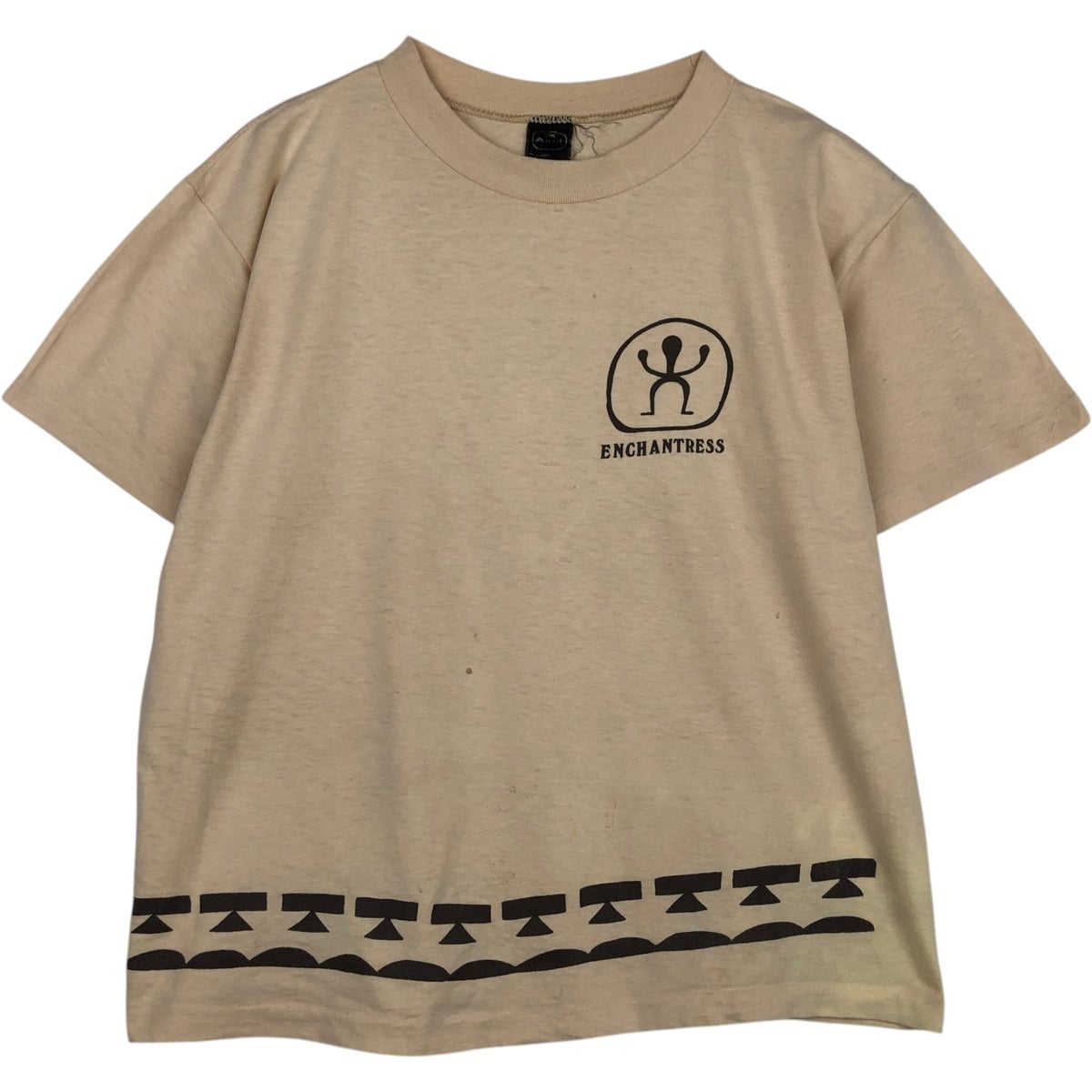 Anvil(アンビル) USA製  有刺鉄線プリントTシャツ　L サイズ 古着 90年代 アンビル Anvil プリントTシャツ USA製 メンズL相当