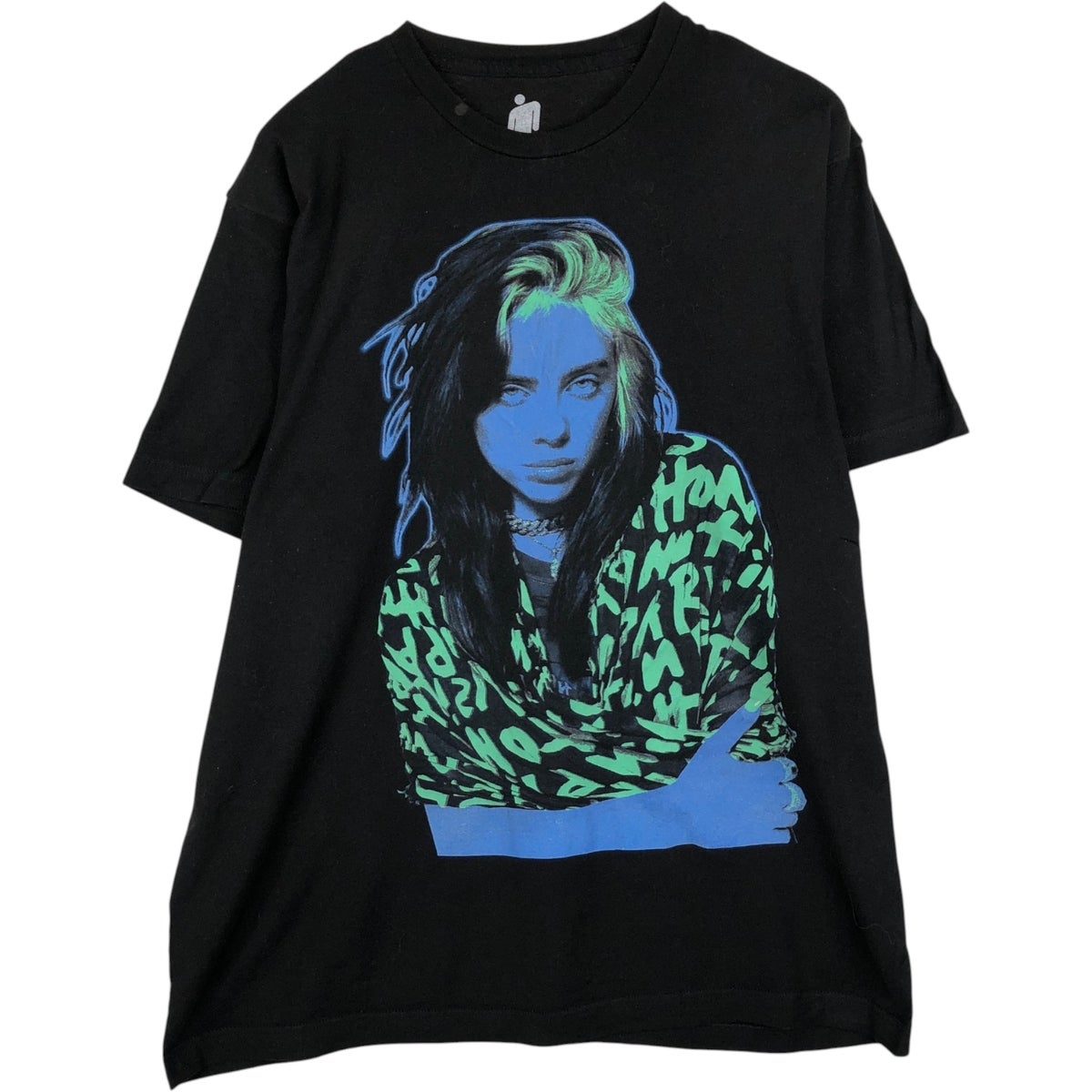 古着 BILLIE EILISH ビリーアイリッシュ バンドTシャツ バンT メンズXL
