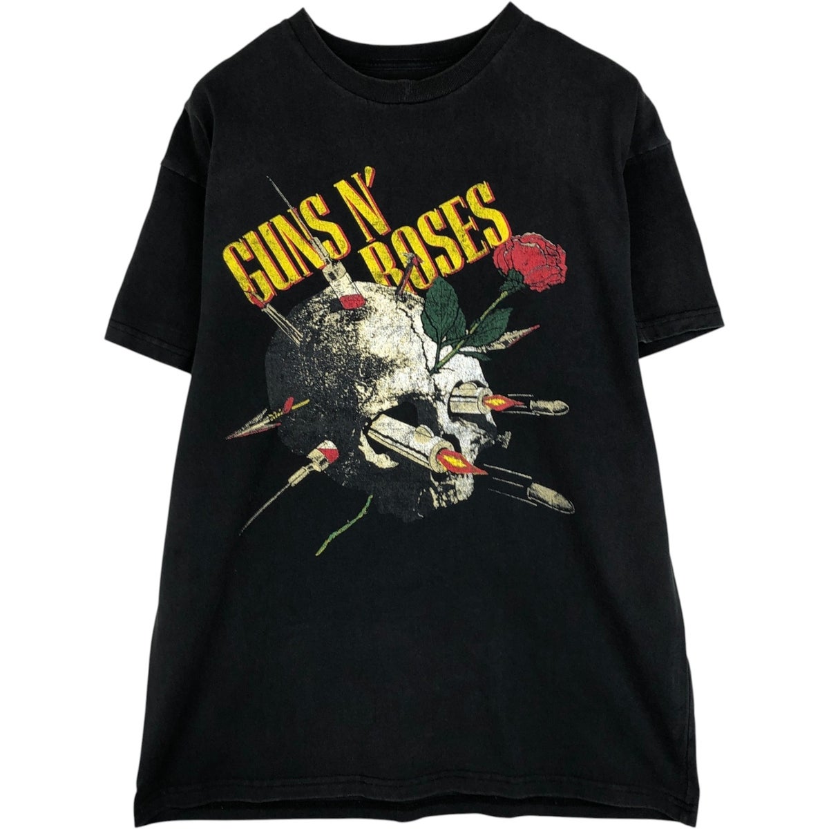 古着 ヘインズ Hanes GUNS N ROSES ガンズアンドローゼズ バンドT