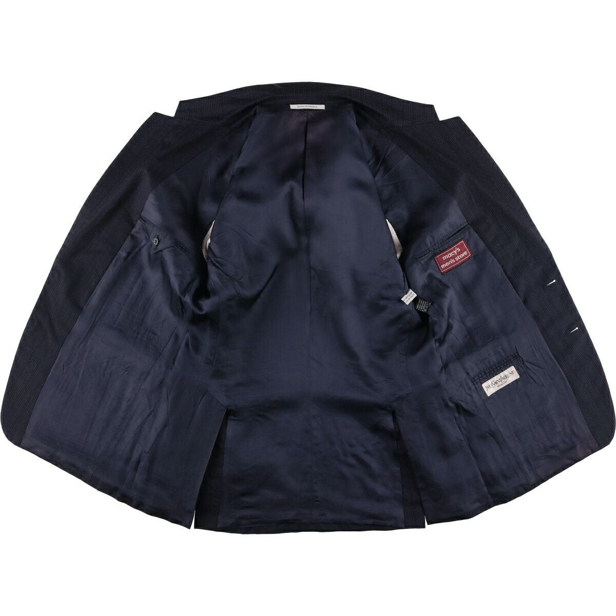 古着 イヴサンローラン Yves Saint Laurent ストライプ柄 ウール