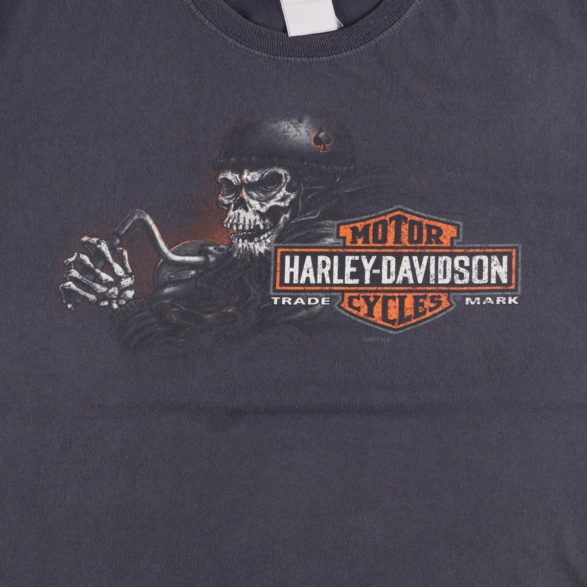 古着 ハーレーダビッドソン Harley-Davidson ドクロ柄 スカル柄