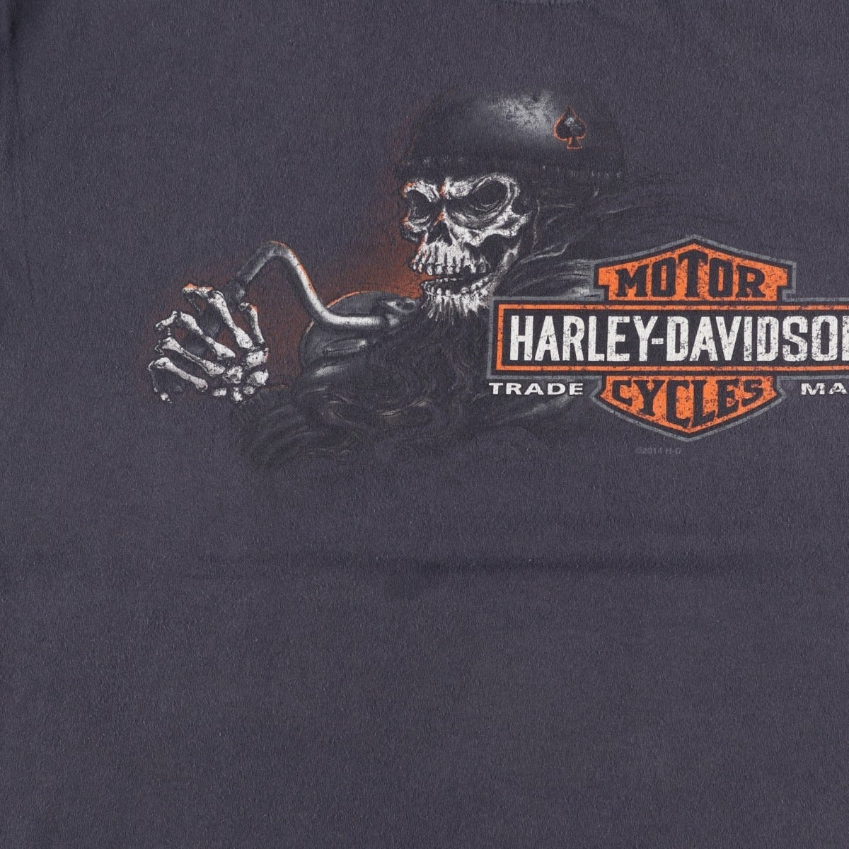 古着 ハーレーダビッドソン Harley-Davidson ドクロ柄 スカル柄