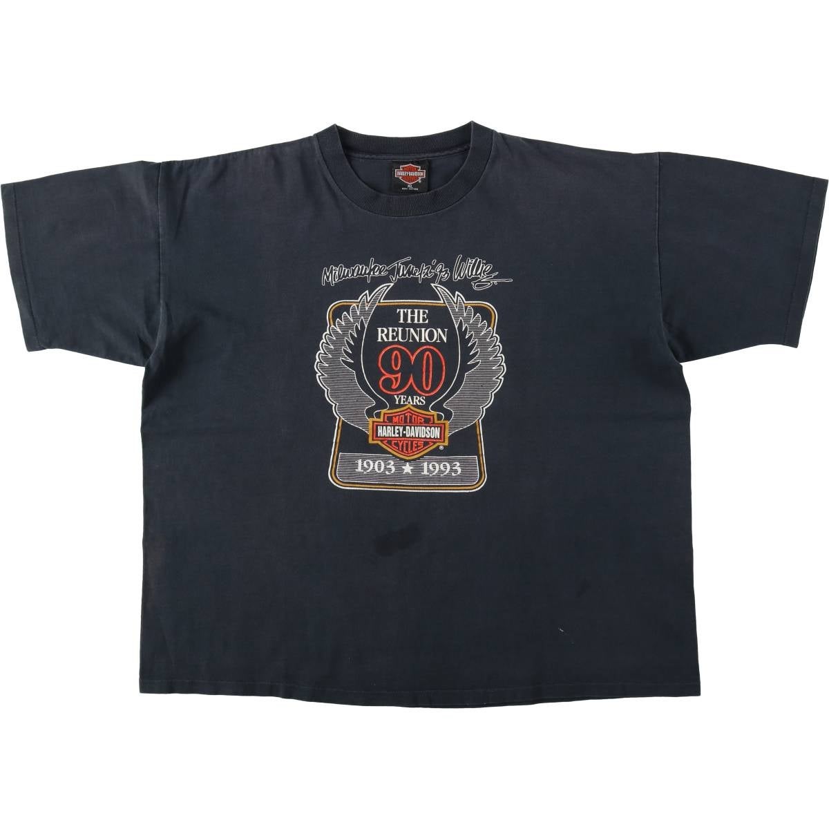 トップス 古着 90年代 ハーレーダビッドソン Harley-Davidson モーター