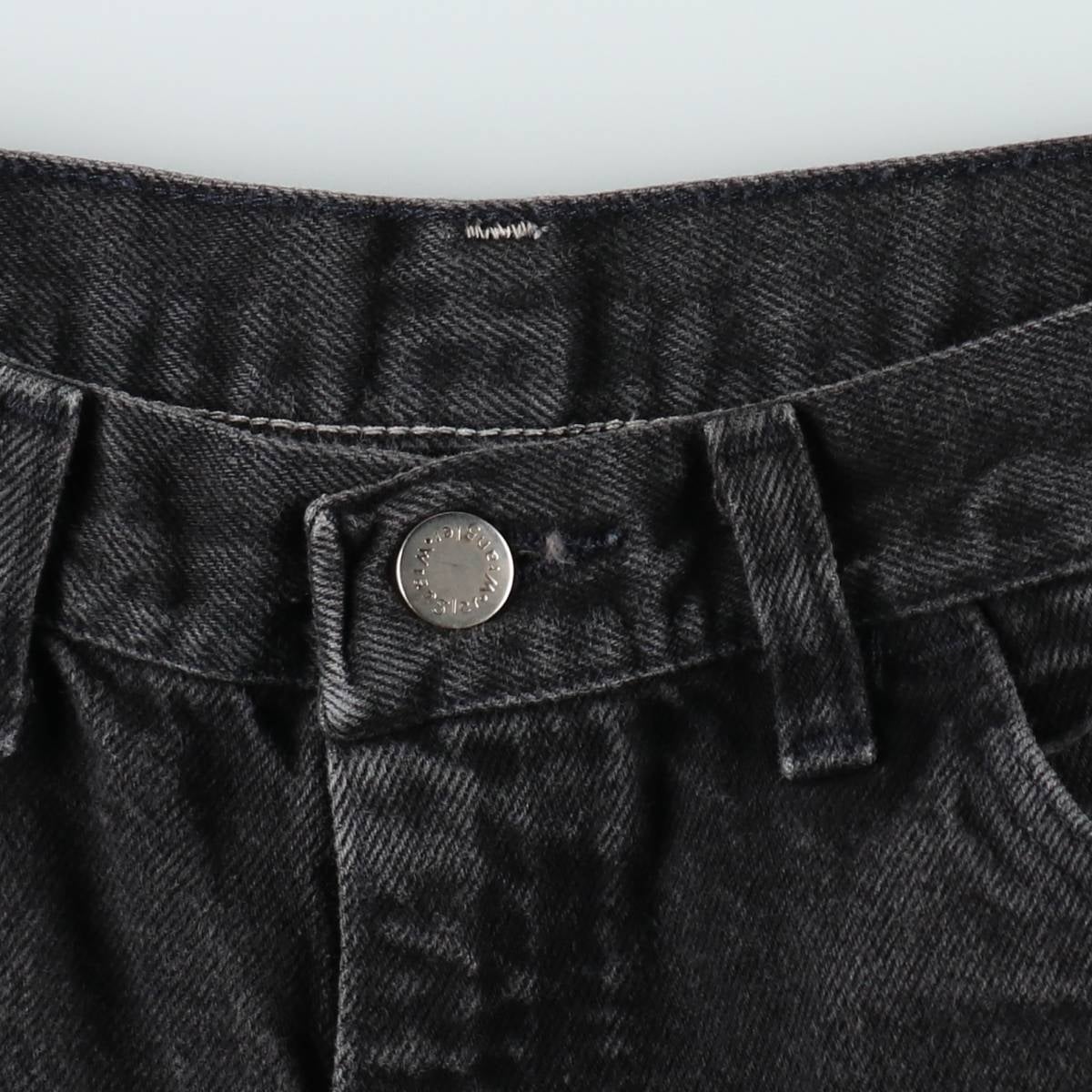 古着 80～90年代 ラングラー Wrangler ブラックデニムショーツ ハーフ