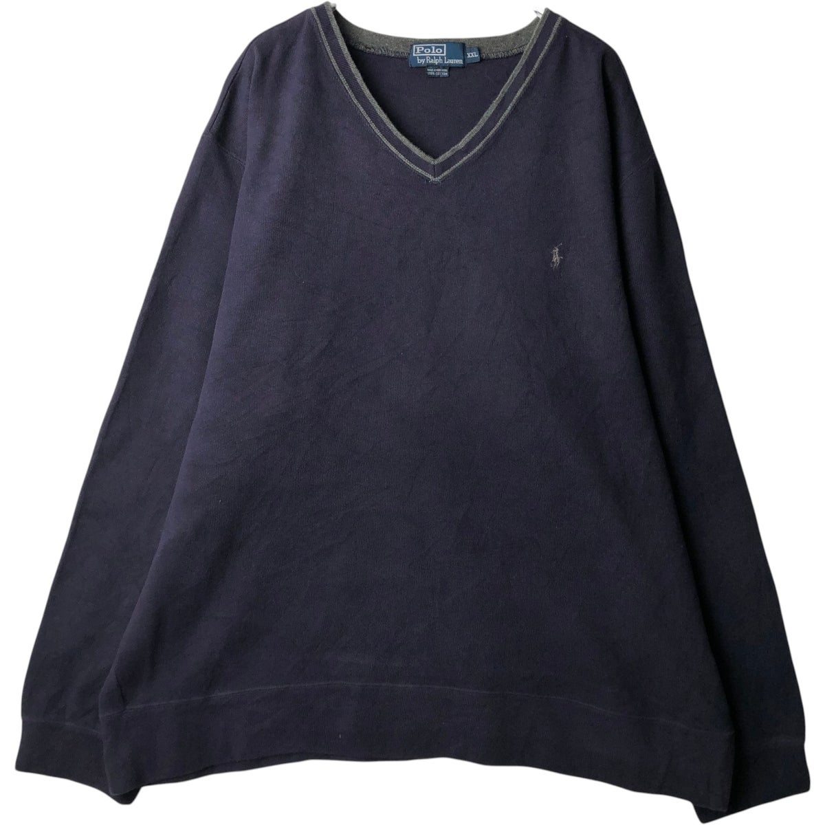 古着 ラルフローレン Ralph Lauren POLO by Ralph Lauren Vネック
