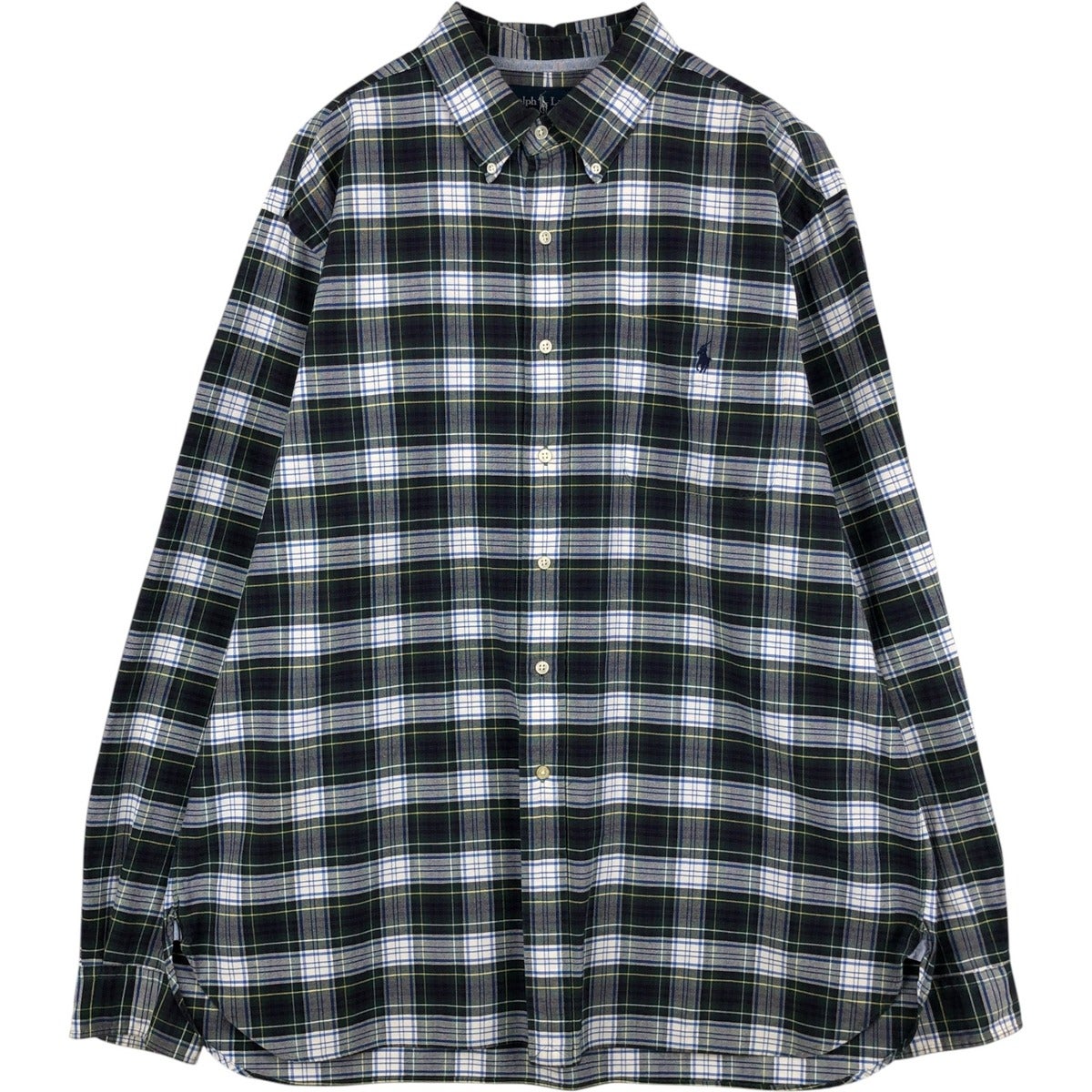古着 ラルフローレン Ralph Lauren MCMEEL 長袖 ボタンダウンチェック