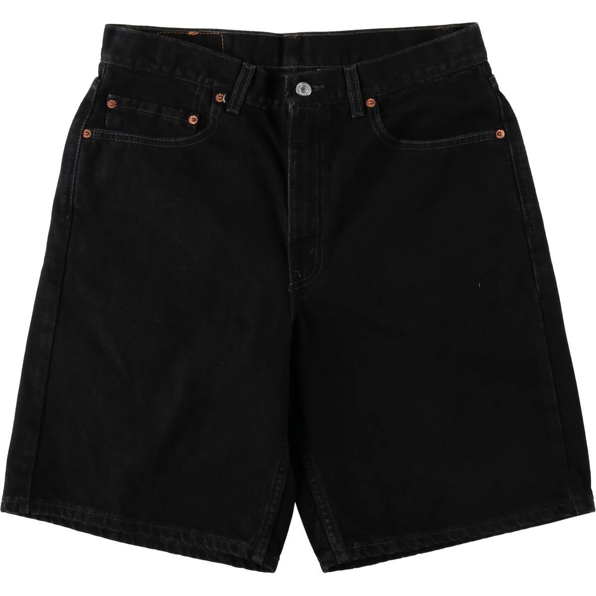 リーバイス　550 ブラック　ショートパンツ　USA製　W34 Levi's 550 ブラックデニムショートパンツ - Fresh Service NECESSARY