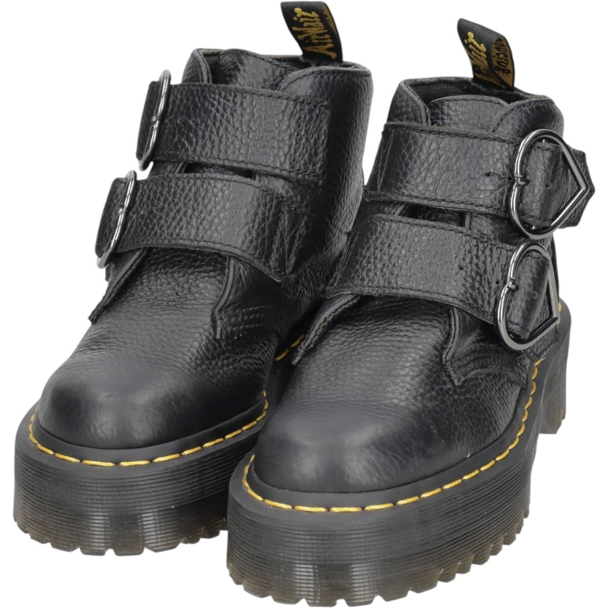 古着 ドクターマーチン Dr.Martens DEVON HEART 厚底 ショートブーツ 3