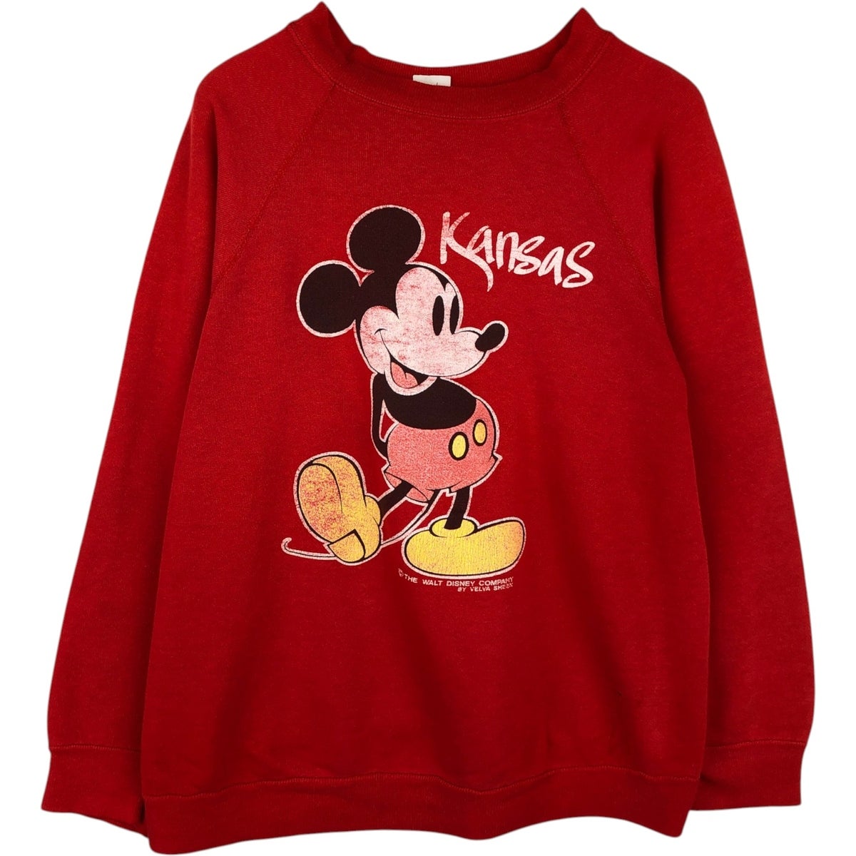 古着 MICKEY MOUSE ミッキーマウス キャラクタープリントTシャツ レディースS相当 ヴィンテージ/eaa635805 古着 MICKEY MOUSE ミッキーマウス キャラクタープリントTシャツ