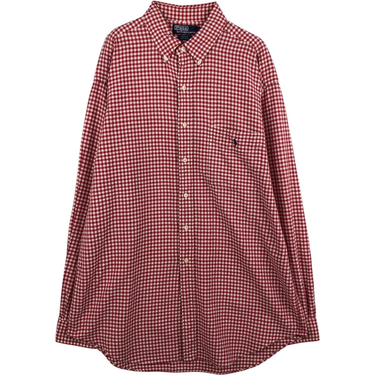 古着 ラルフローレン Ralph Lauren BLAKE ギンガムチェック 長袖