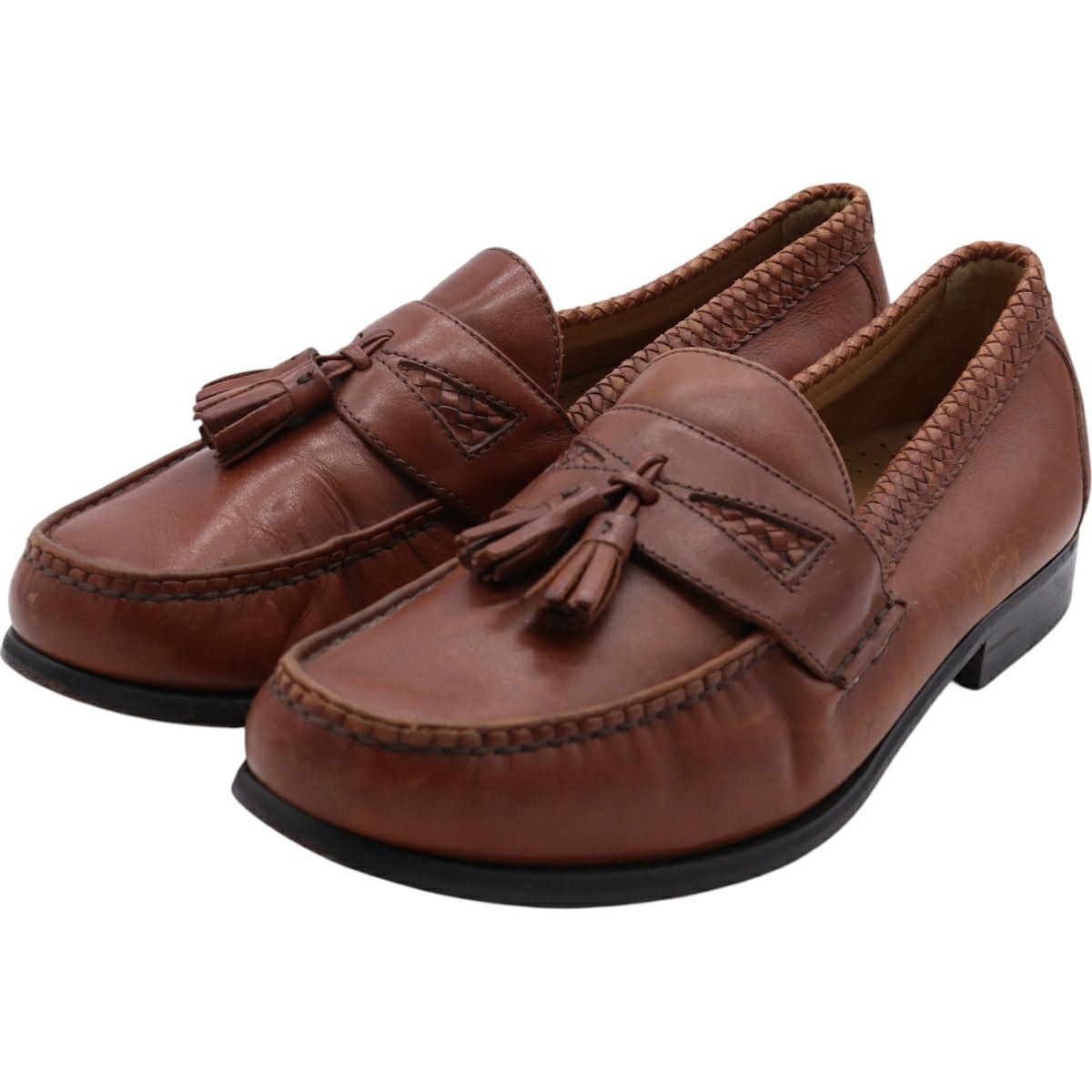 古着 フローシャイム Florsheim クロコダイル 型押し タッセル