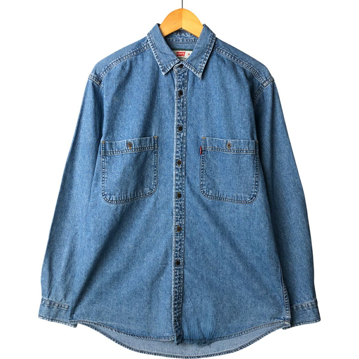 古着 リーバイス Levis 長袖 デニムシャツ メンズM相当 /eaa590955