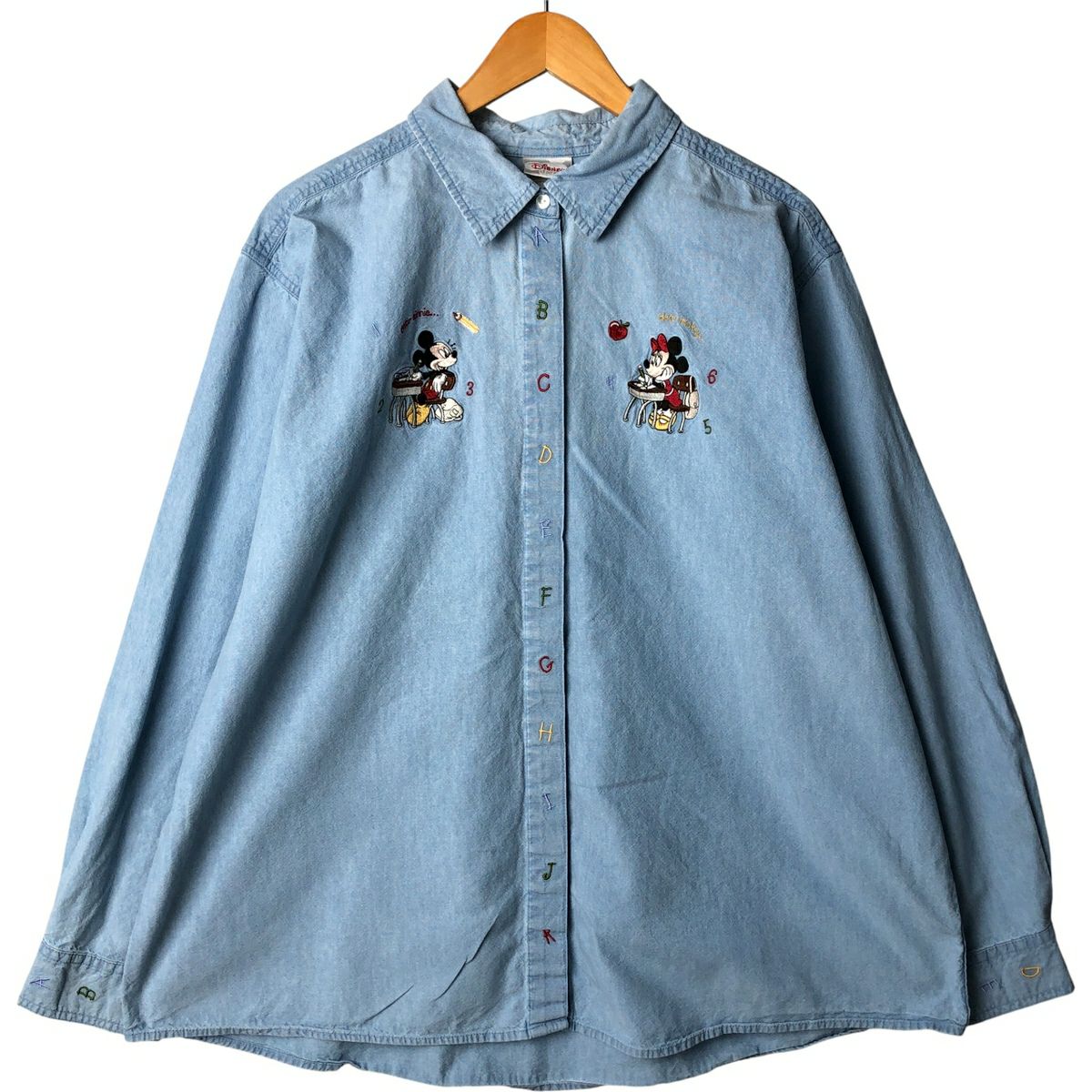 古着 90～00年代 THE DISNEY STORE DISNEY ディズニー 長袖 デニム