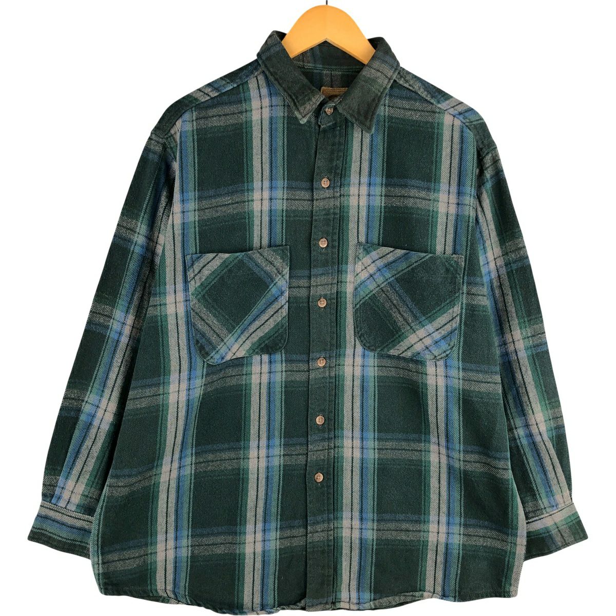 古着 00年代 セントジョンズベイ ST JOHNS BAY オンブレチェック 長袖