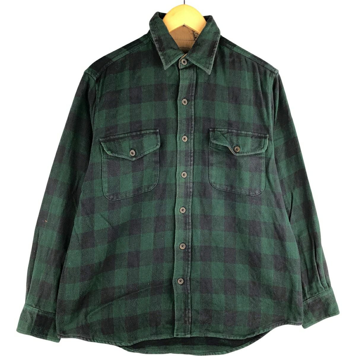 古着 OZARK WILDERNESS OUTFITTERS 長袖 ヘビーネルチェックシャツ