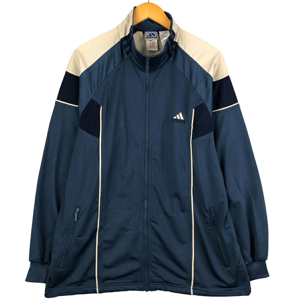 古着 90年代 アディダス adidas トレフォイルロゴ バックロゴ ジャージ