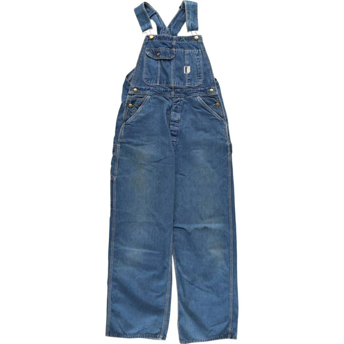 古着 70～80年代 ラウンドハウス Round House デニムオーバーオール