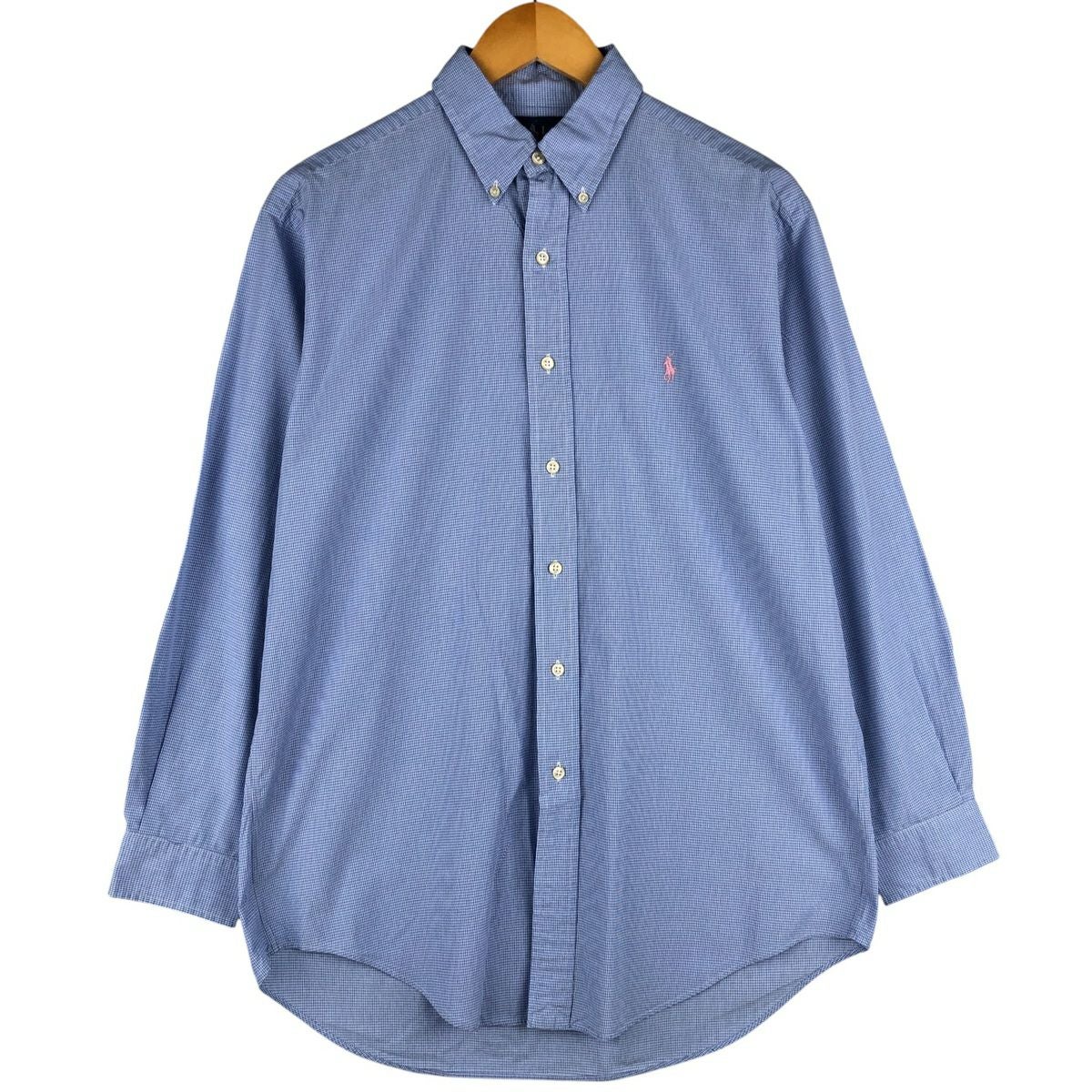 古着 ラルフローレン Ralph Lauren BLAKE ギンガムチェック 長袖