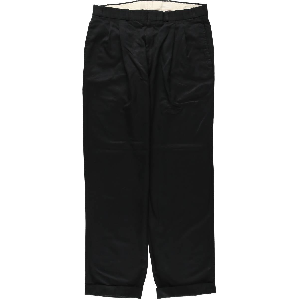 古着 ハガー HAGGAR ツータック スラックスパンツ メンズw36相当