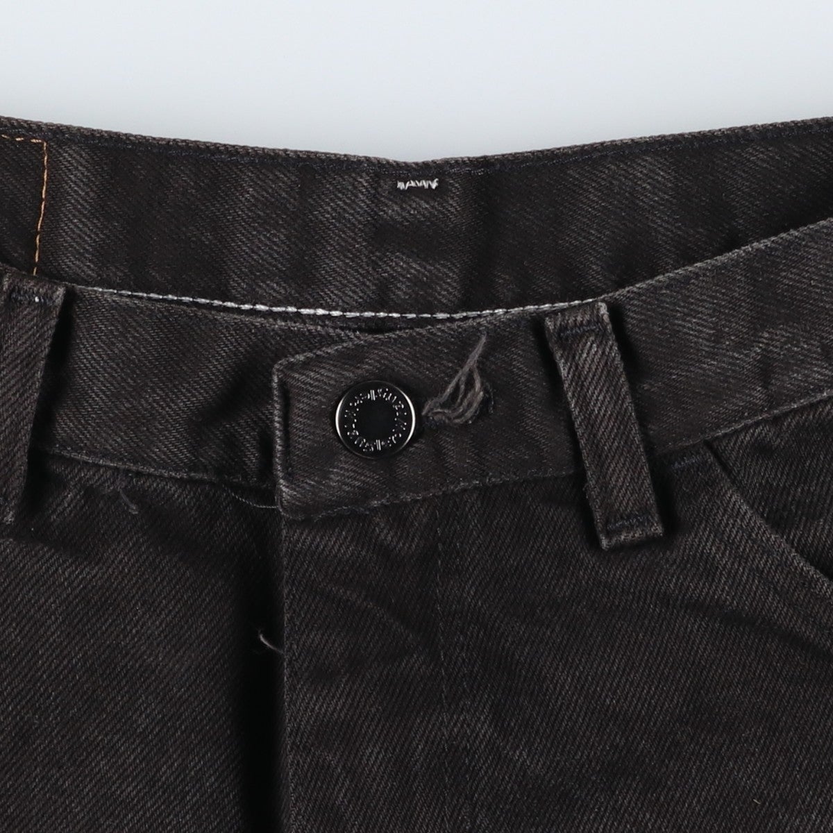 古着 ラングラー Wrangler ブラックデニムショーツ ショートパンツ