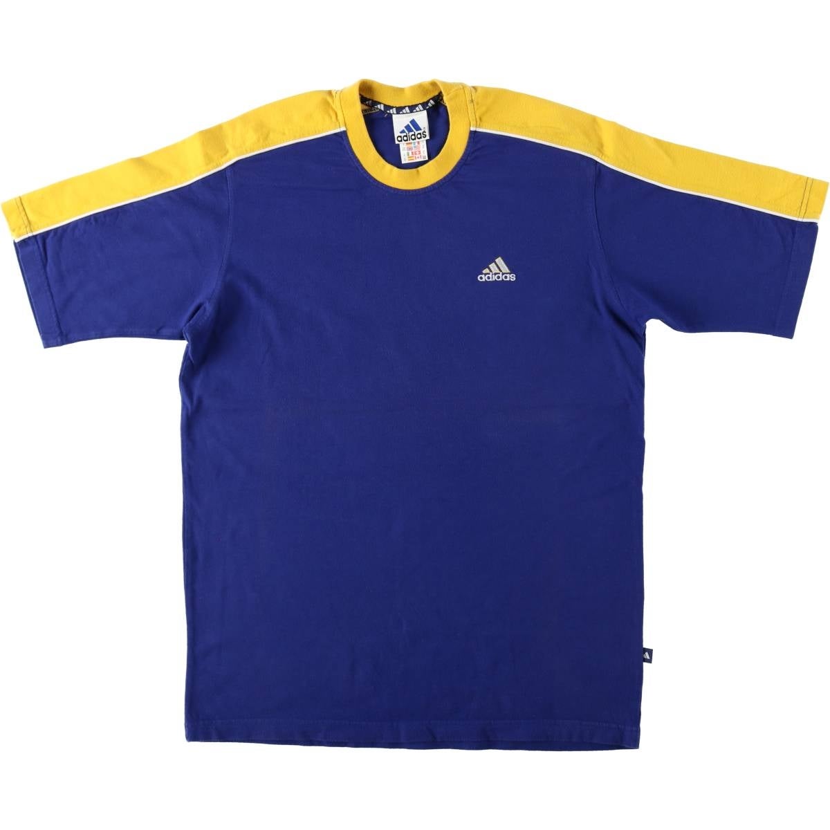 古着 90年代 アディダス adidas ワンポイントロゴTシャツ メンズM相当