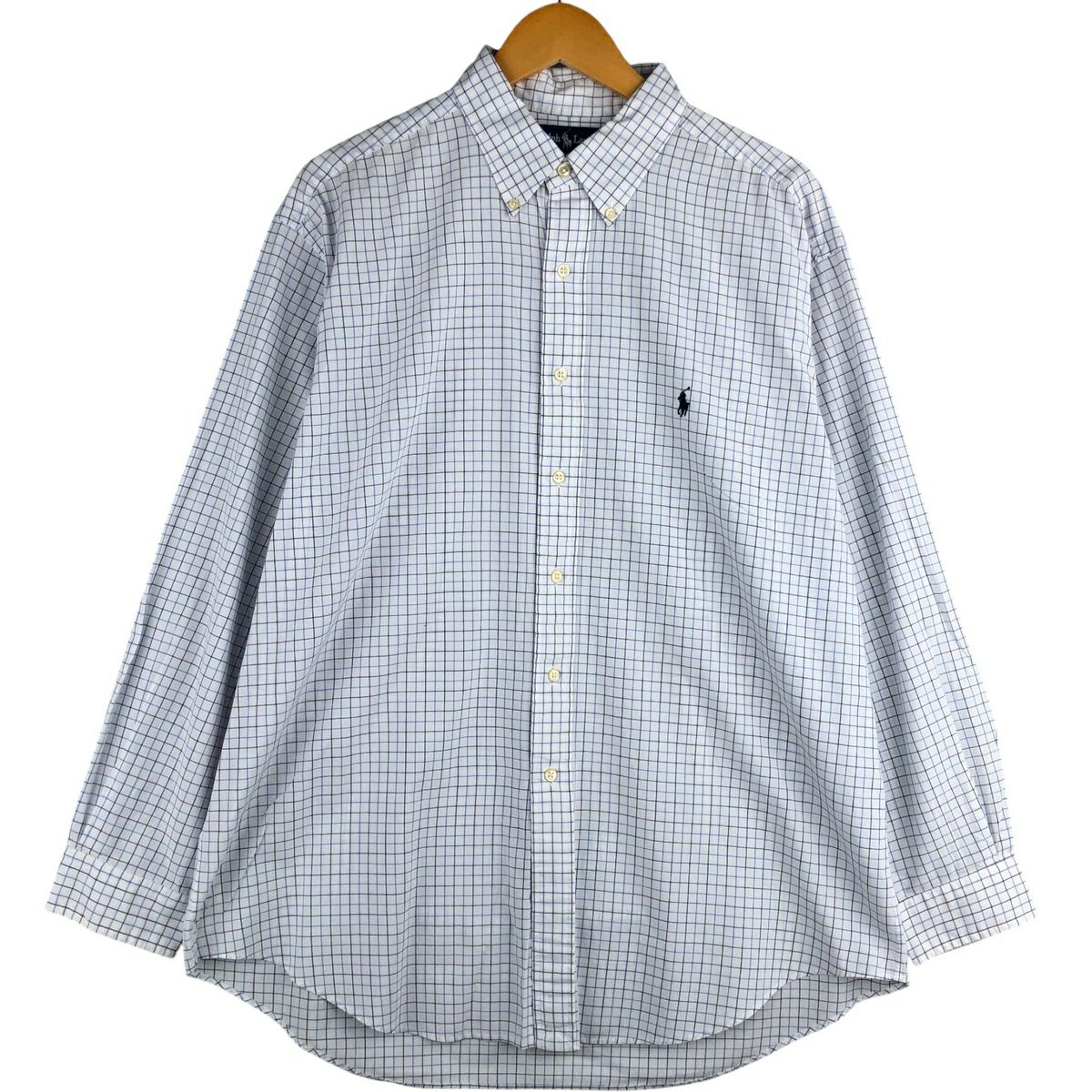 古着 ラルフローレン Ralph Lauren YARMOUTH 長袖 ボタンダウン