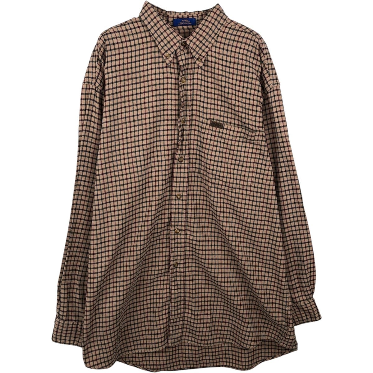 古着 ペンドルトン PENDLETON ボードシャツ オンブレチェック オープン