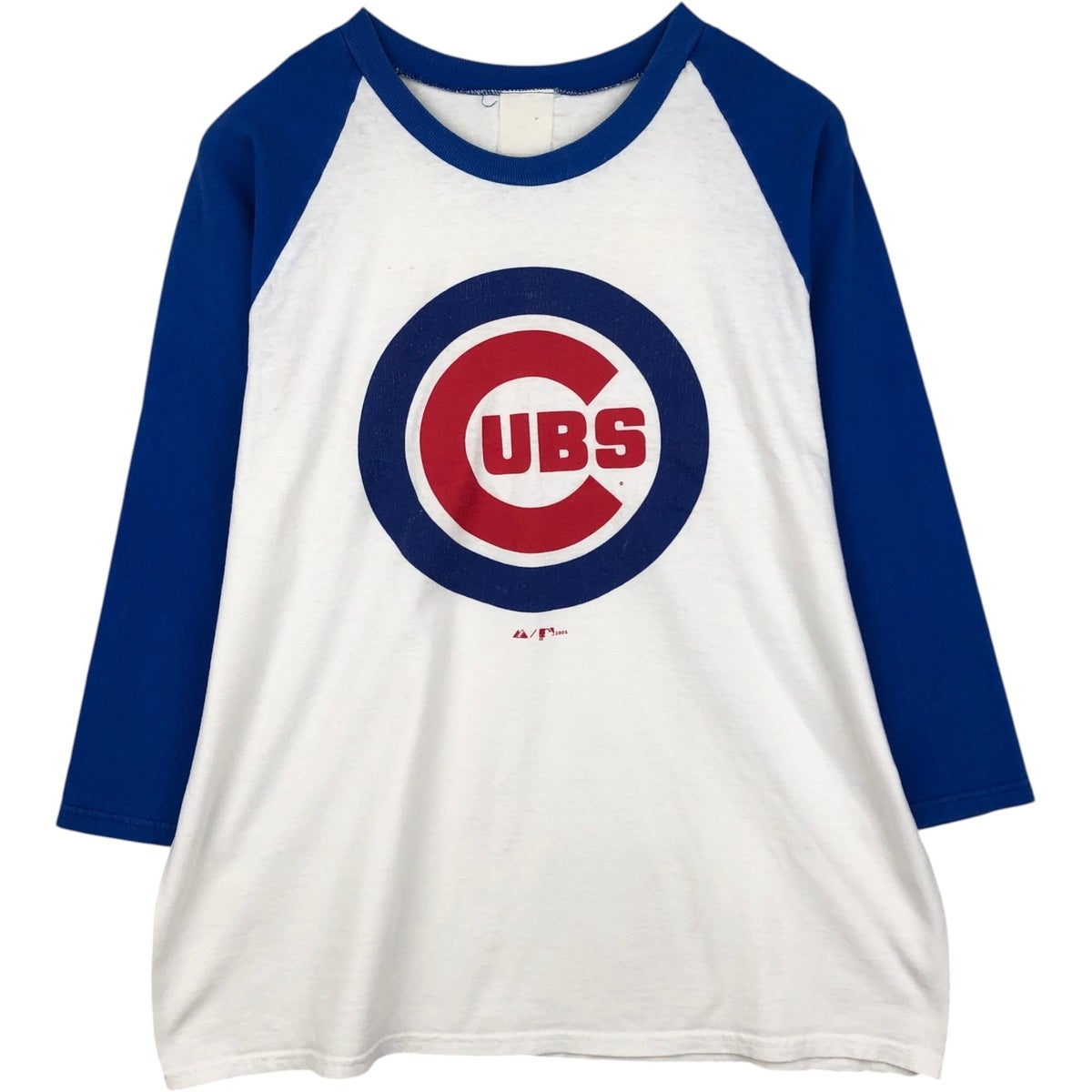極美品 Majestic MLB CICAGO CUBS DRYポロシャツ M 古着 00年代 マジェスティック Majestic MLB CHICAGO CUBS