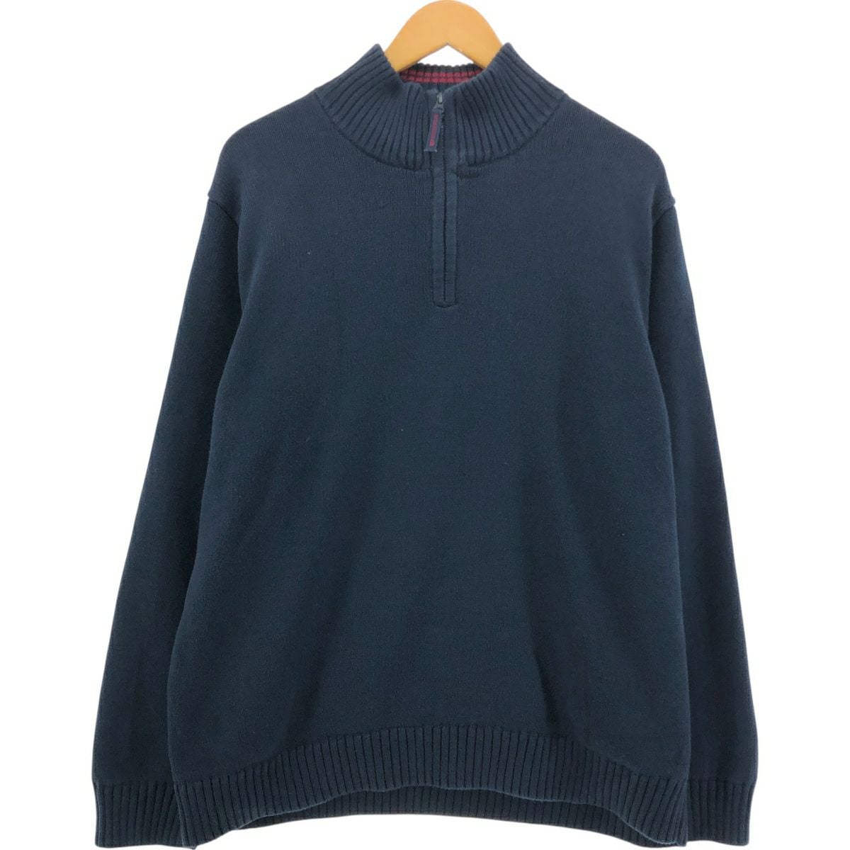 80s ビンテージ L.L.Beanハーフジップ ニット ドライバーズニット 80's L.L.Bean ドライバーズニット “MADE IN USA”mtp070b2202004099
