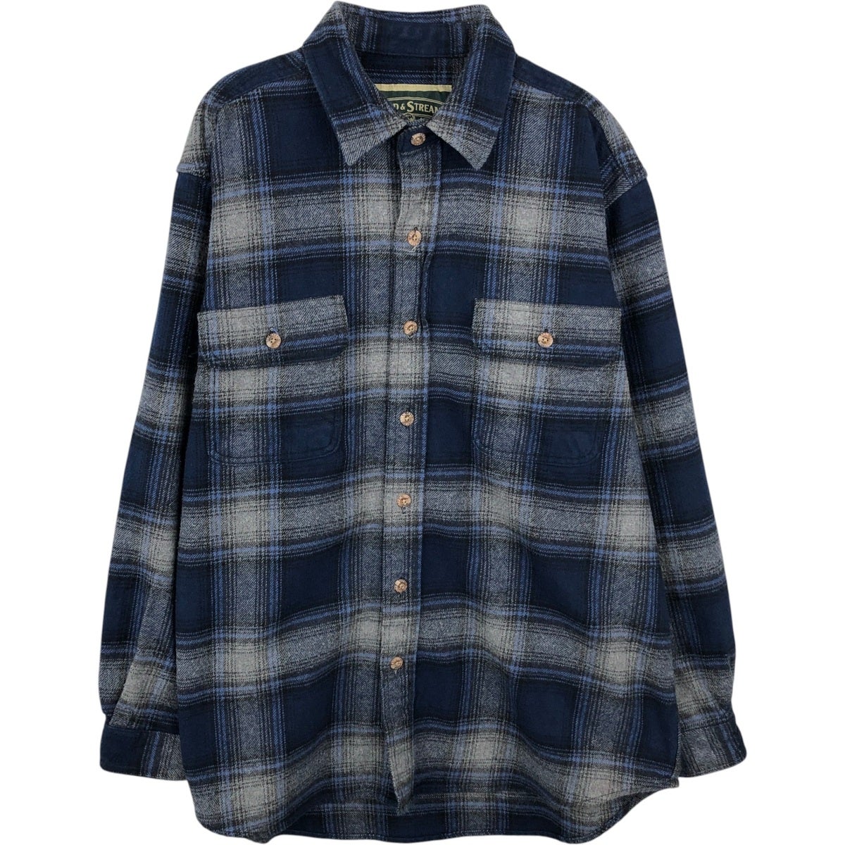 古着 フィールドアンドストリーム FIELD and STREAM オンブレチェック
