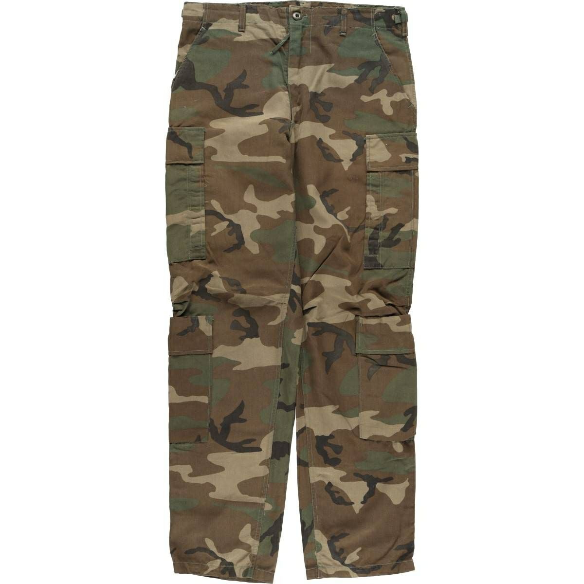 古着 90年代 米軍実品 迷彩柄 ウッドランドカモ ミリタリー カーゴ