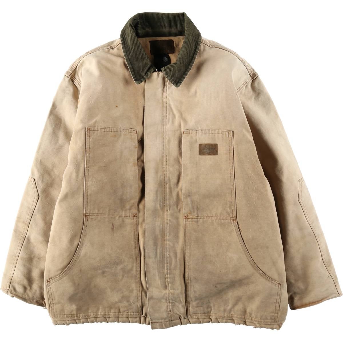 古着 ディッキーズ Dickies 中綿入り ダックベスト メンズXXL相当
