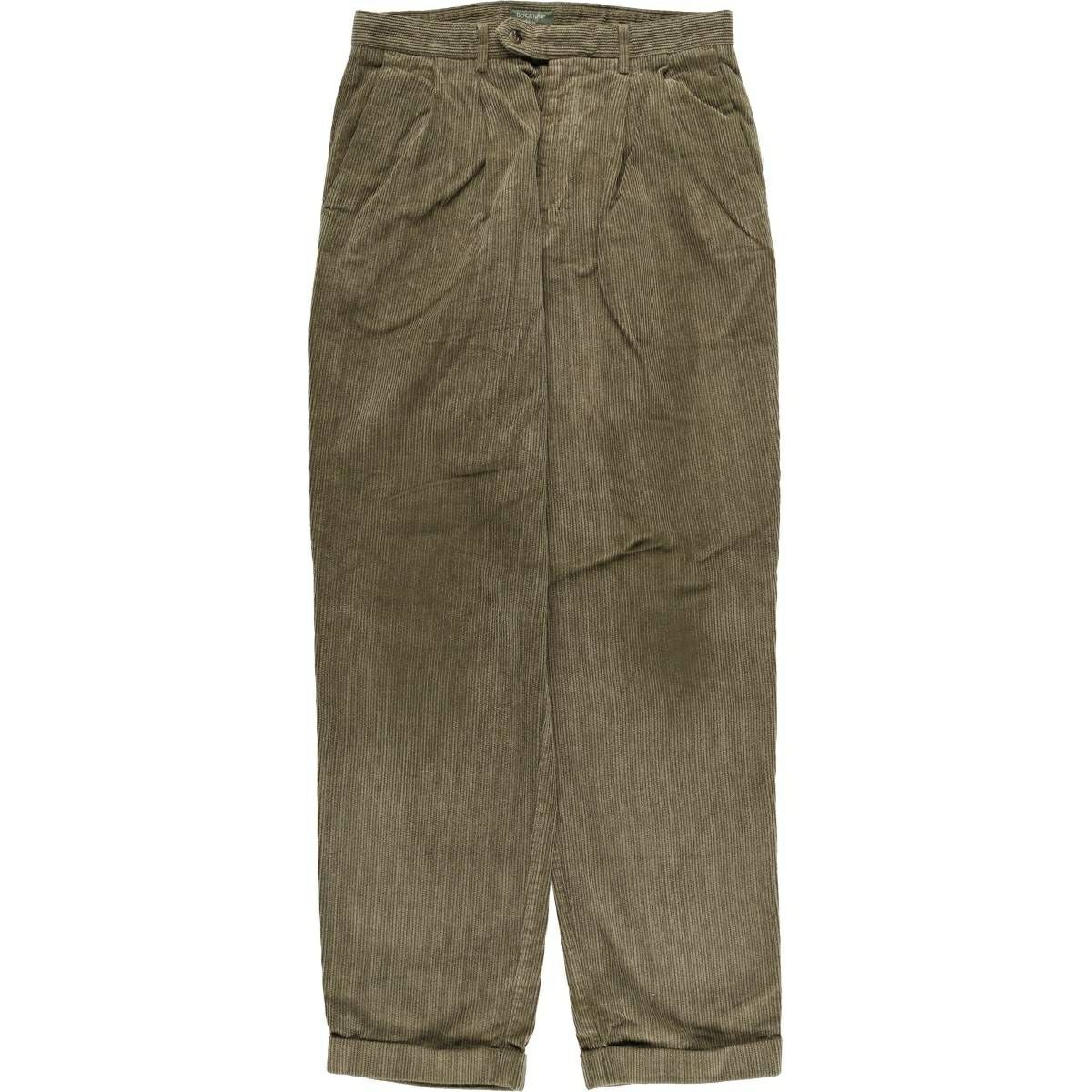 古着 ドッカーズ DOCKERS 太畝 ツータック コーデュロイパンツ メンズ