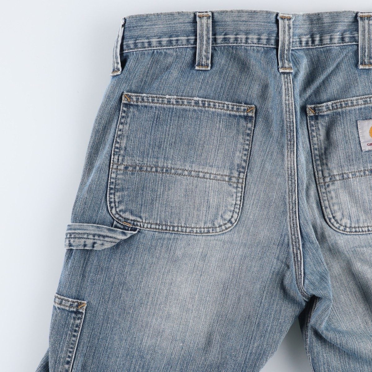 古着 カーハート Carhartt DUNGAREE BERMUDA デニムペインターショーツ