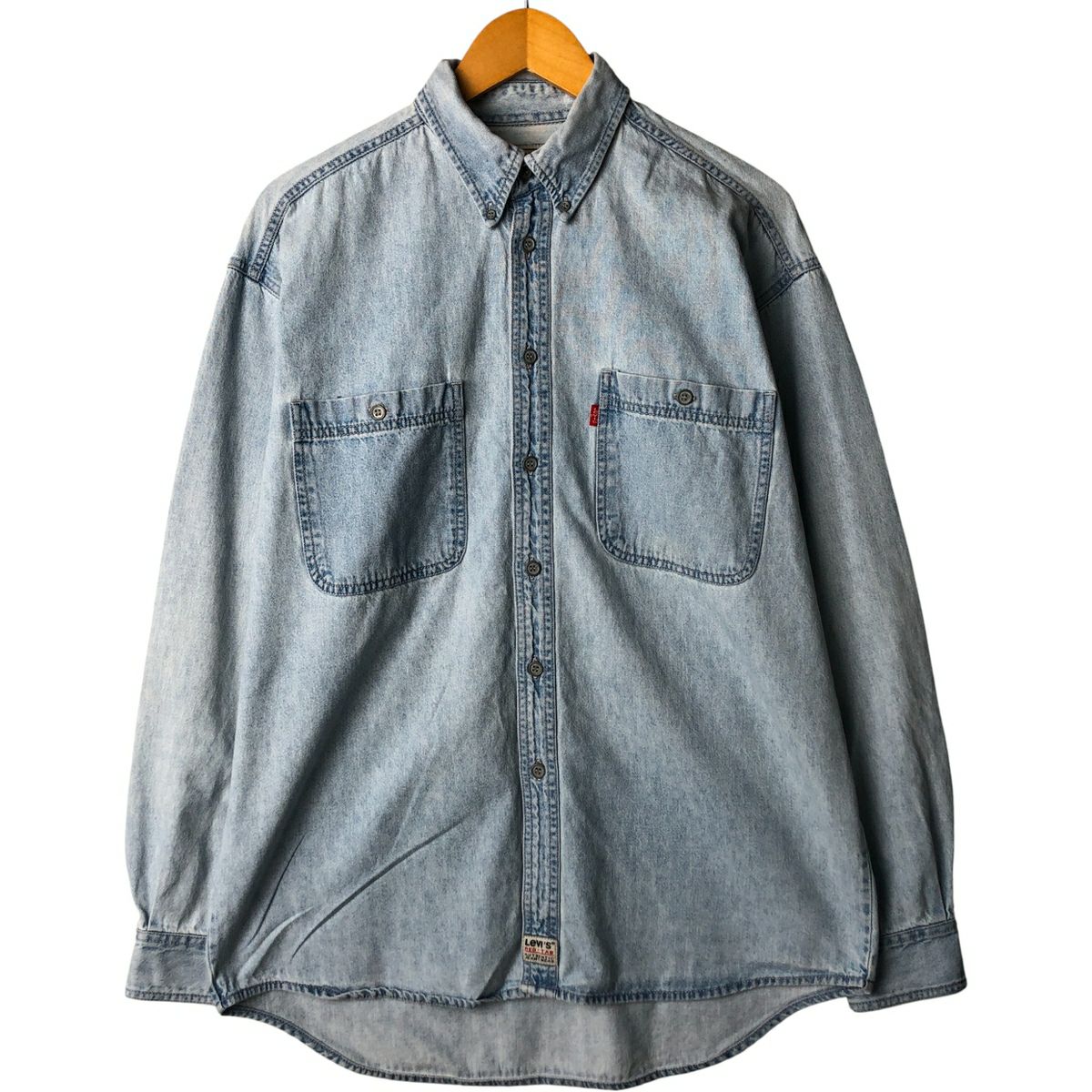 古着 90年代 リーバイス Levis 長袖 デニムシャツ メンズXL相当
