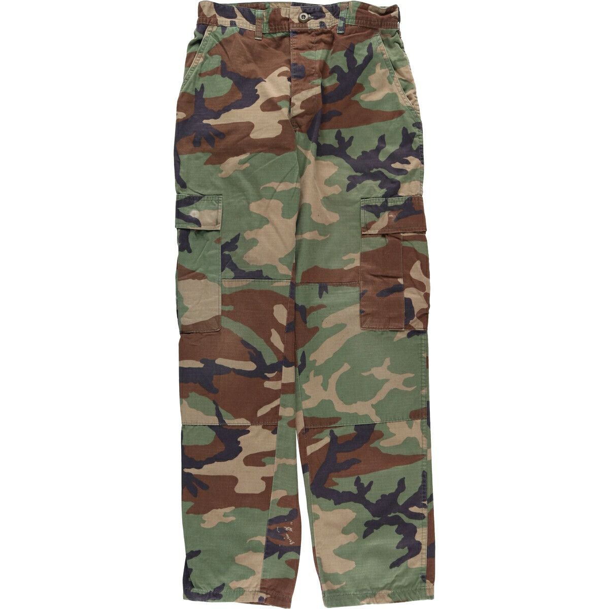 古着 90年代 米軍実品 迷彩柄 ウッドランドカモ ミリタリー カーゴ