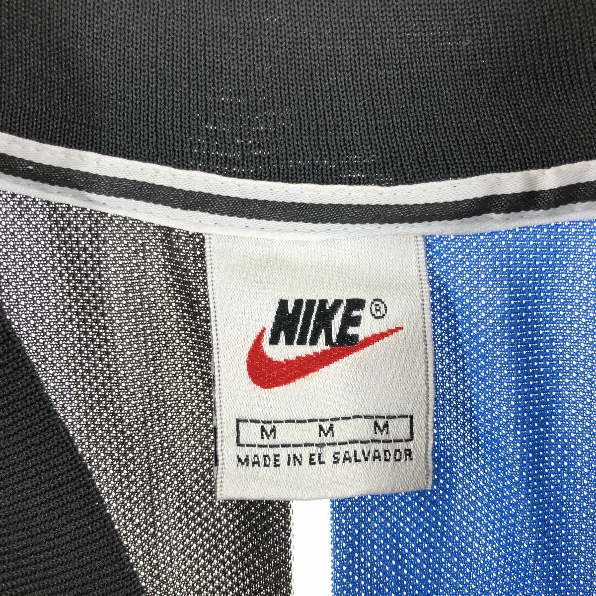 古着 ナイキ NIKE Vネック サッカーユニフォーム ゲームシャツ メンズM