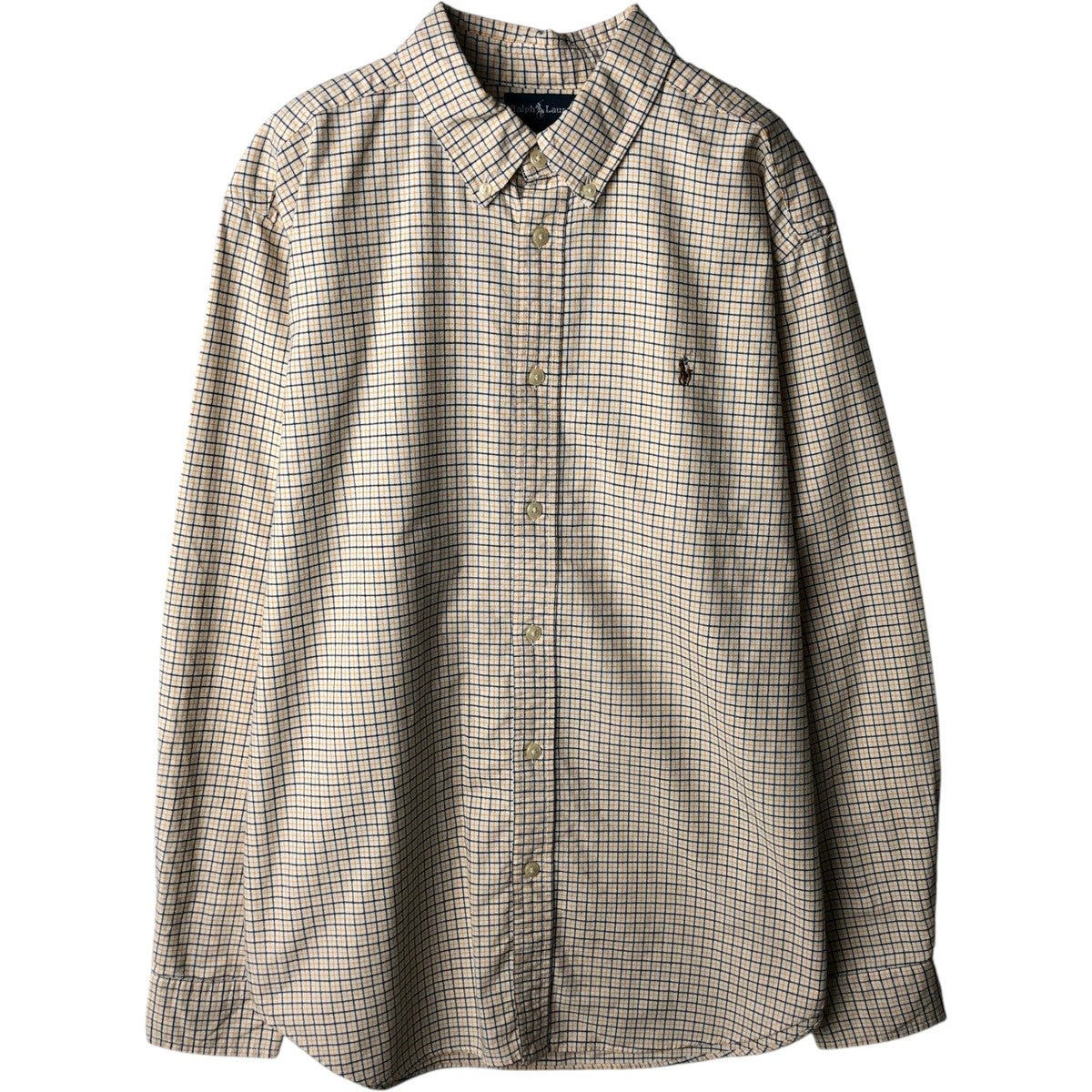 古着 ラルフローレン Ralph Lauren 長袖 ラガーシャツ レディースM相当/eaa633964 Ralph Lauren - 古着 ラルフローレン Ralph Lauren 長袖 ラガーシャツ